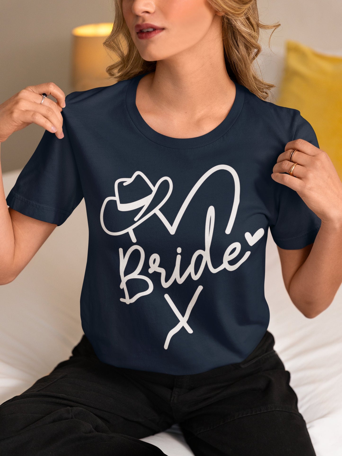 western bride and bride crew shirt for men women