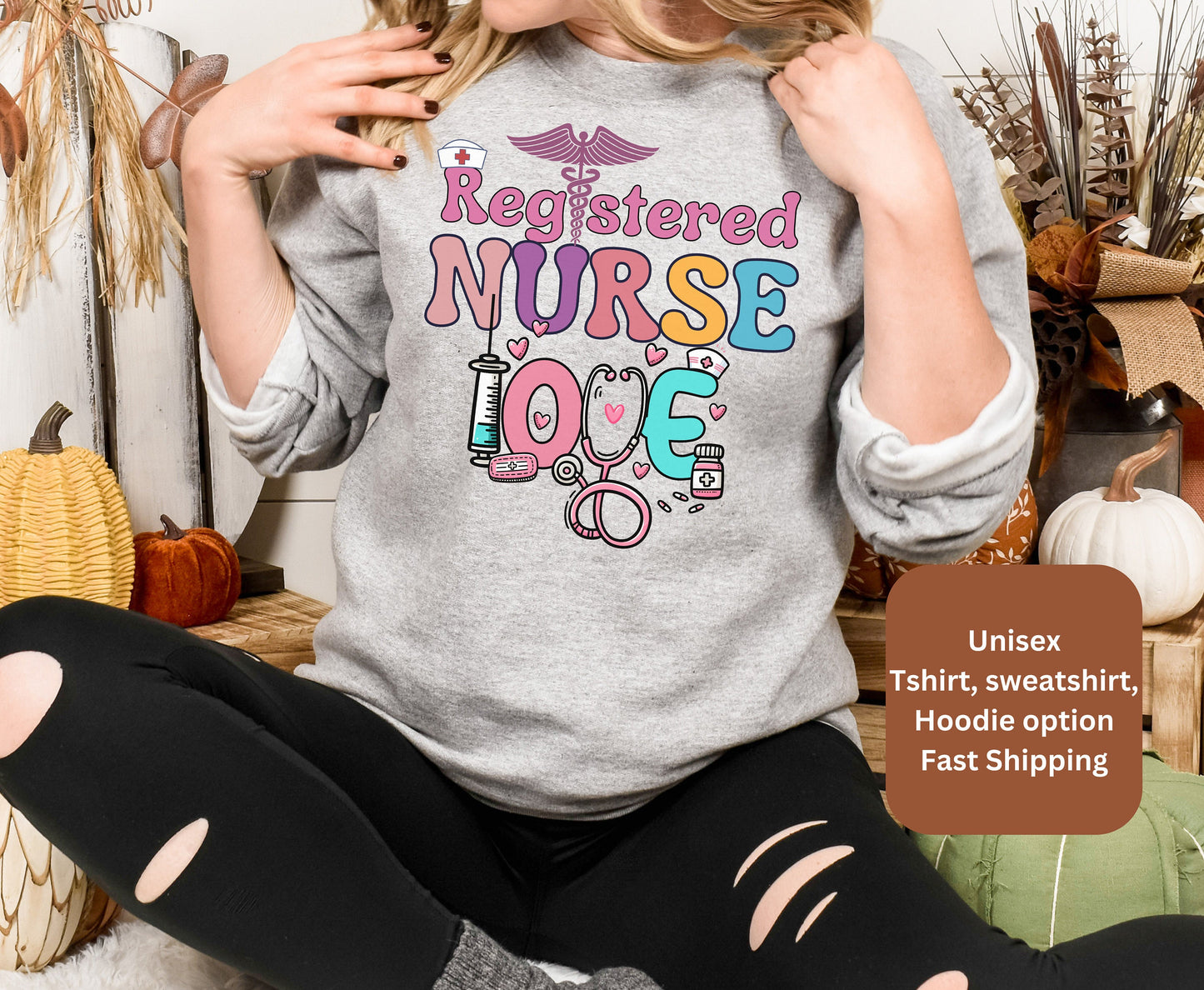 Personalisiertes Krankenschwester Shirt für Männer Frauen RN Valentinstag Shirt, Personalisierter Krankenschwester Hoodie Pullover Tierarzt Student Krankenschwester Abschluss Geschenk für Sie