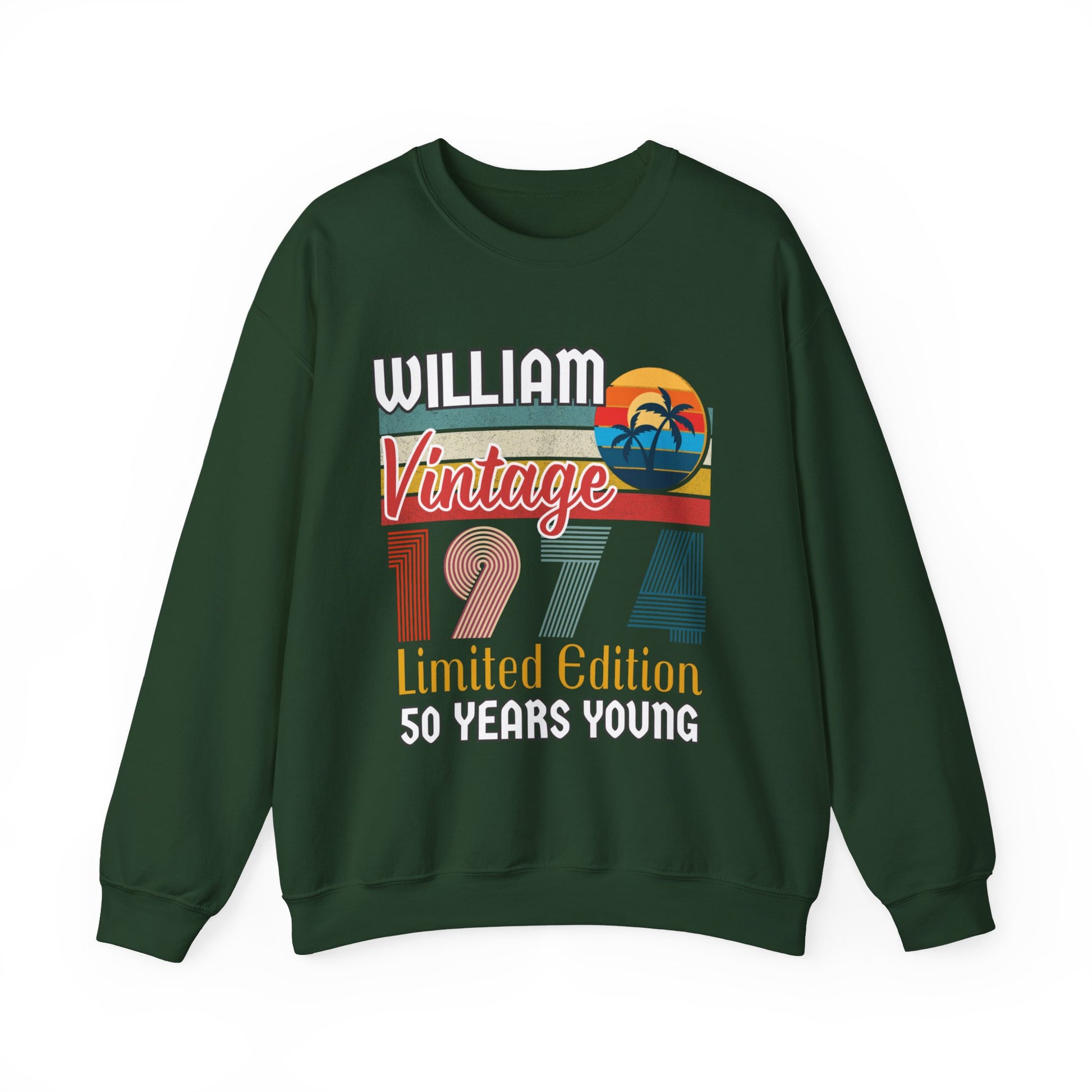 Vintage 1974 Tshirt Sweatshirt Hoodie for men women 50 years young