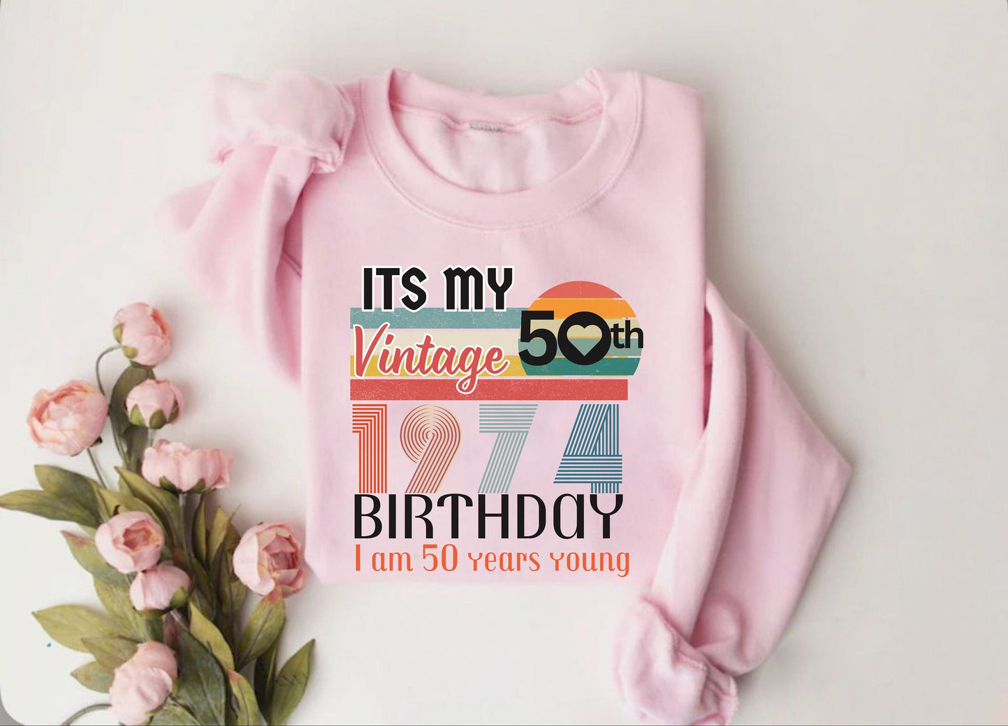 Trendy Personalized 50th Birthday t-shirt sweatshirt hoodie for men women