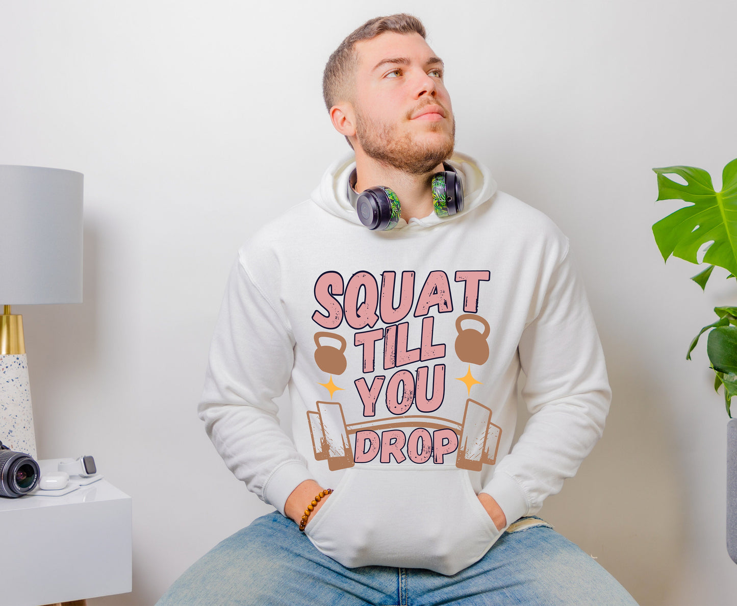 Squat till you drop, Gym shirt for men women, gym gifts for him her