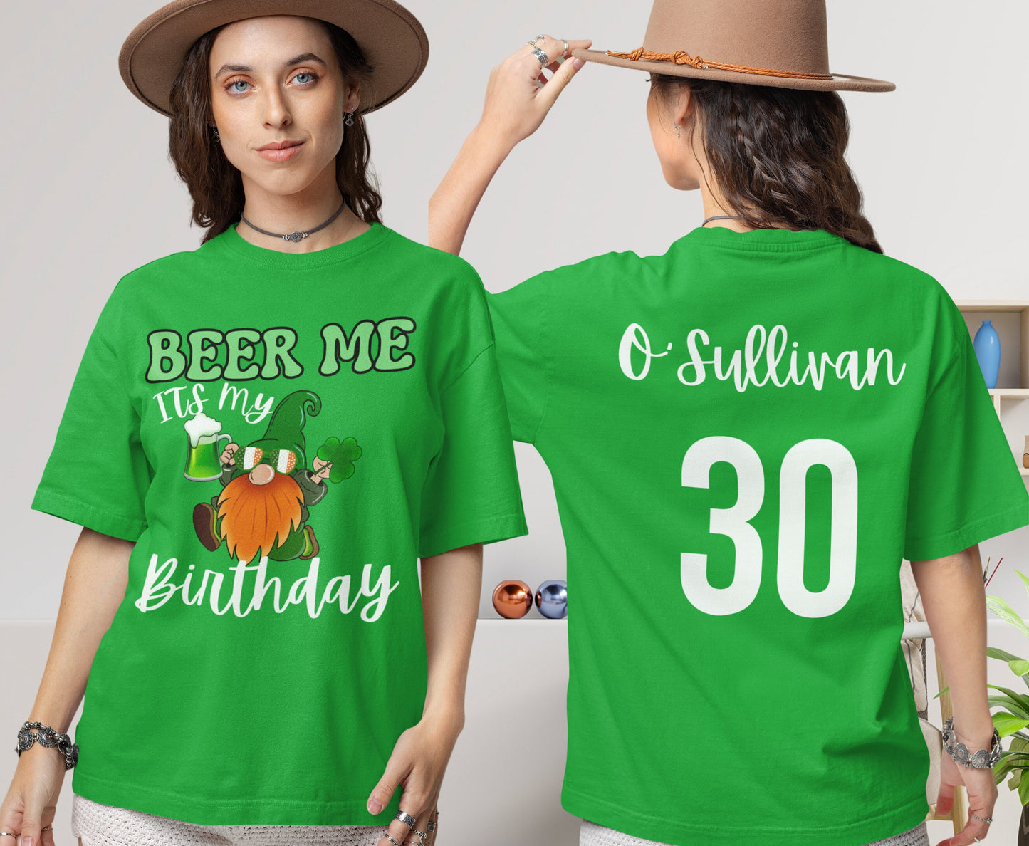 Birthday Shirt for men women for St Patricks day, Unisex crewneck Sweatshirt tshirt for men women