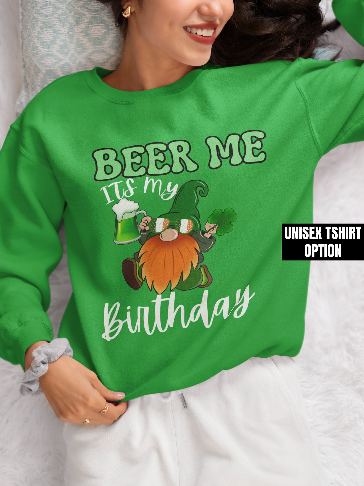 Birthday Shirt for men women for St Patricks day, Unisex crewneck Sweatshirt tshirt for men women