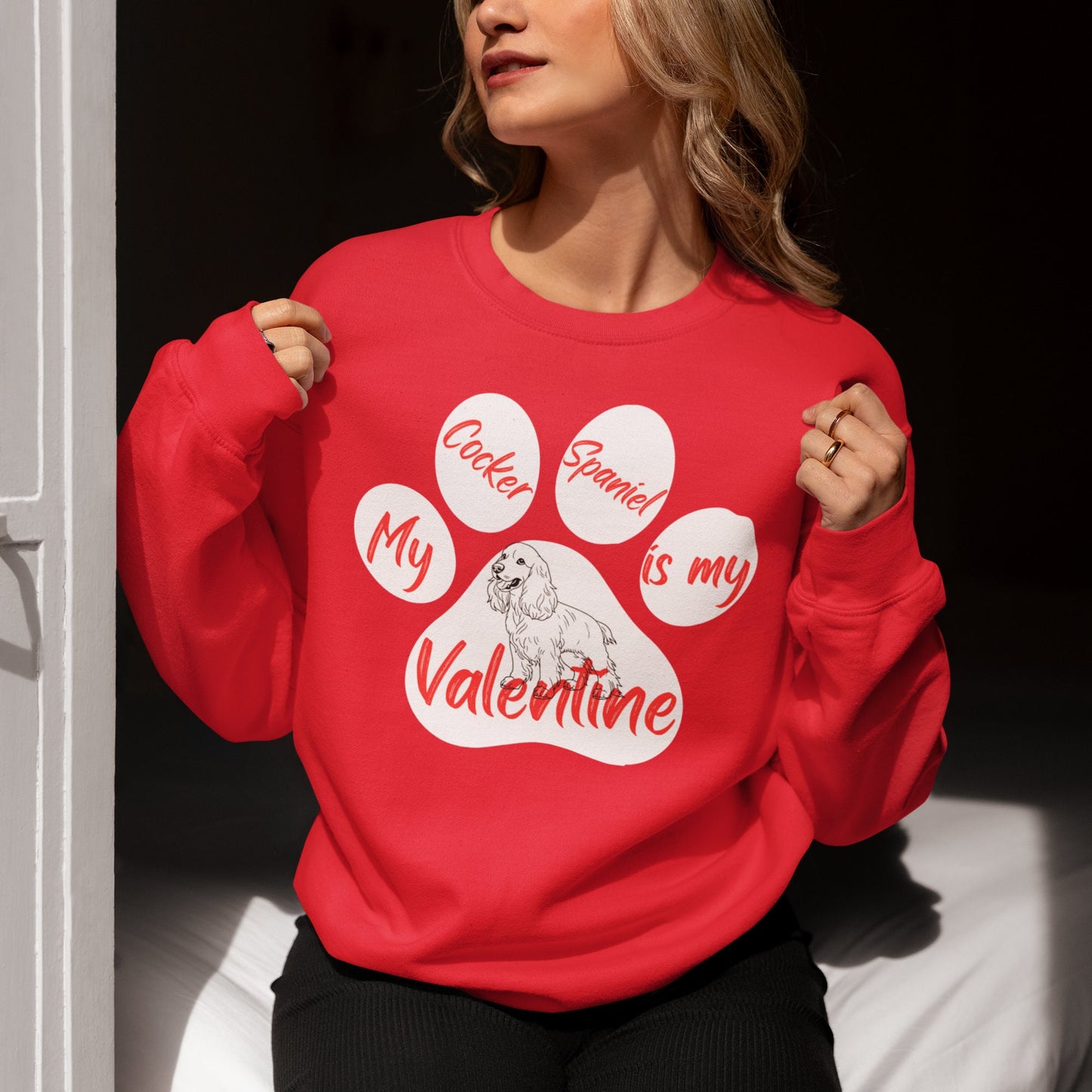 Cocker Spaniel valentine shirt