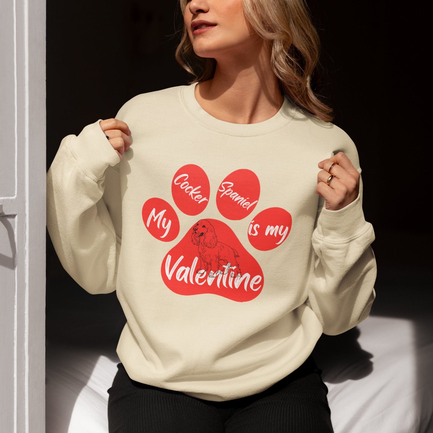 Cocker Spaniel valentine shirt