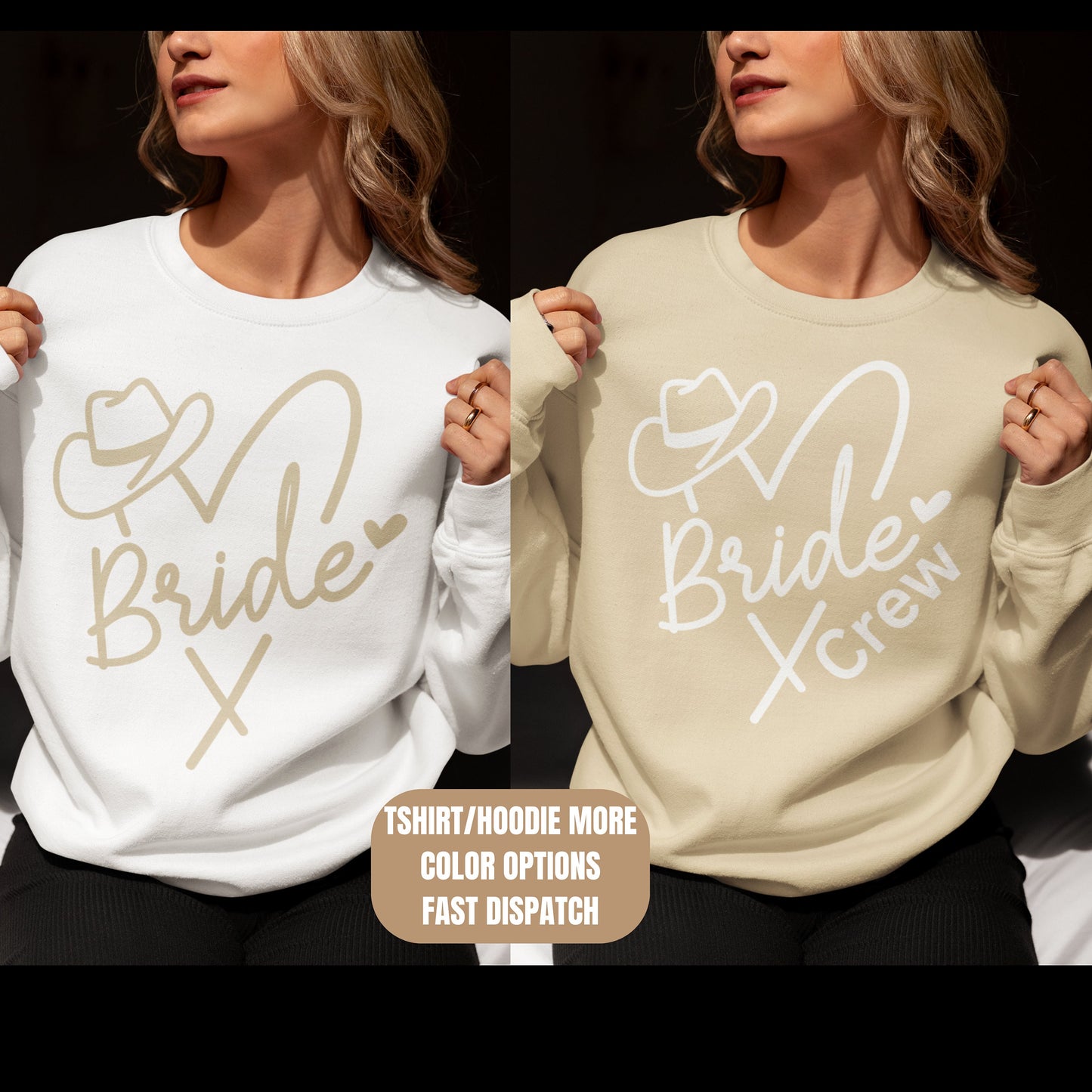 Western Themed Hen Party T Shirts, Team Bride T Shirt, Hen Party Jumper, cowboy Party Sweatshirt, Bachelorette Hoodie, Cowgirl bride Gifts