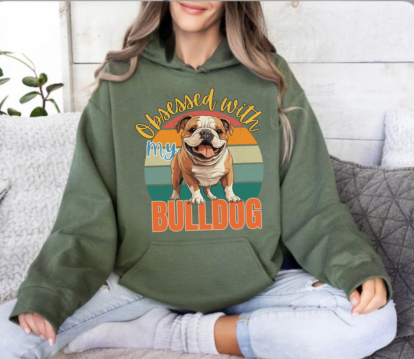 English Bulldog Holiday Shirt - Couple Matching Gift for Bulldog Lovers