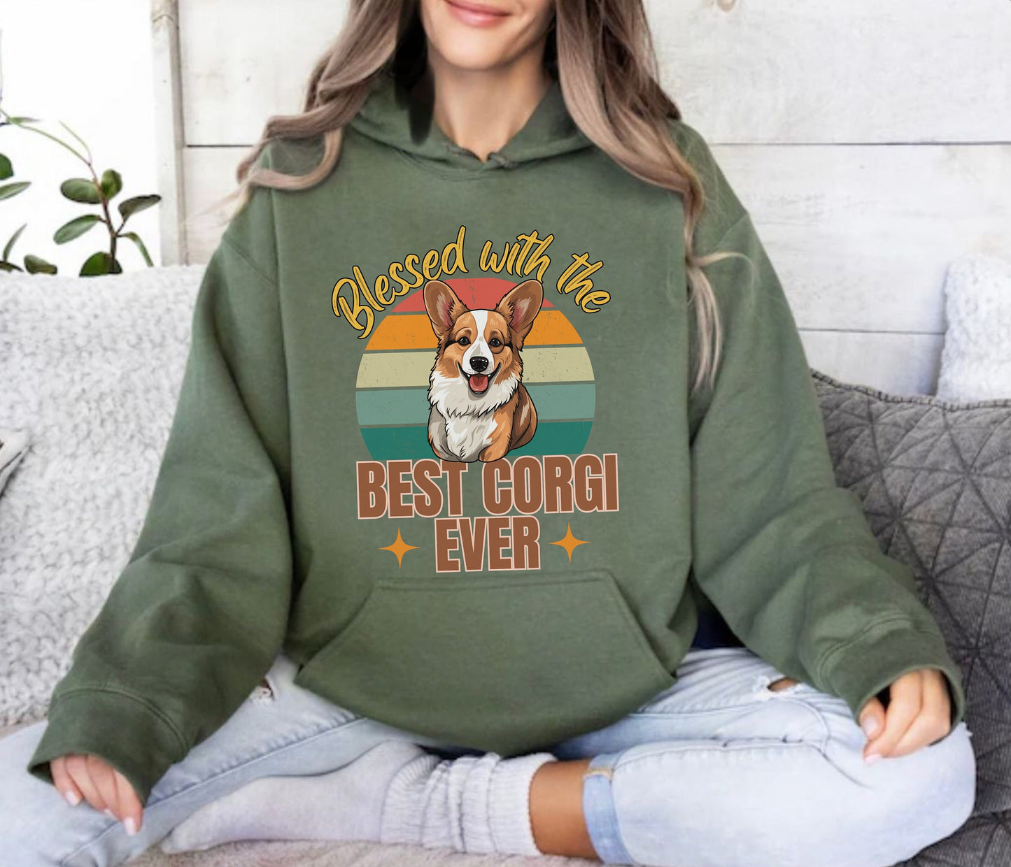 Corgi Dog Mom Dog dad tshirt sweatshirt Hoodie for dog lover, Unisex crewneck