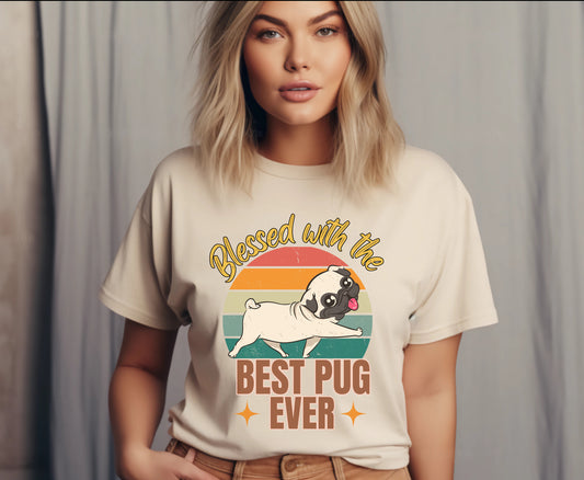 Unisex Pug Dog shirt for men women