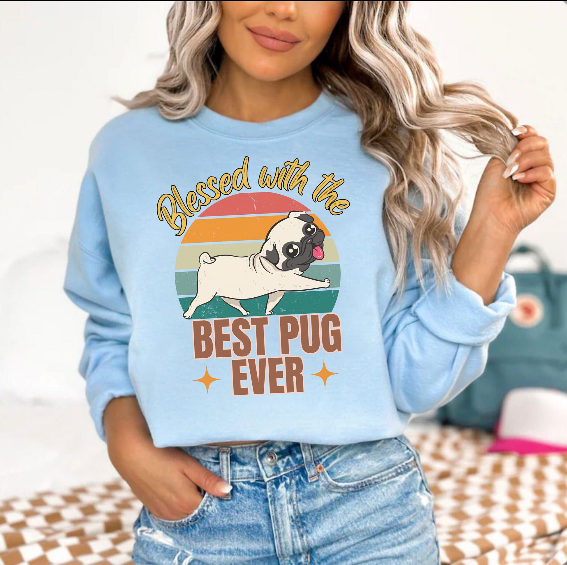 Unisex Pug Dog shirt for men women