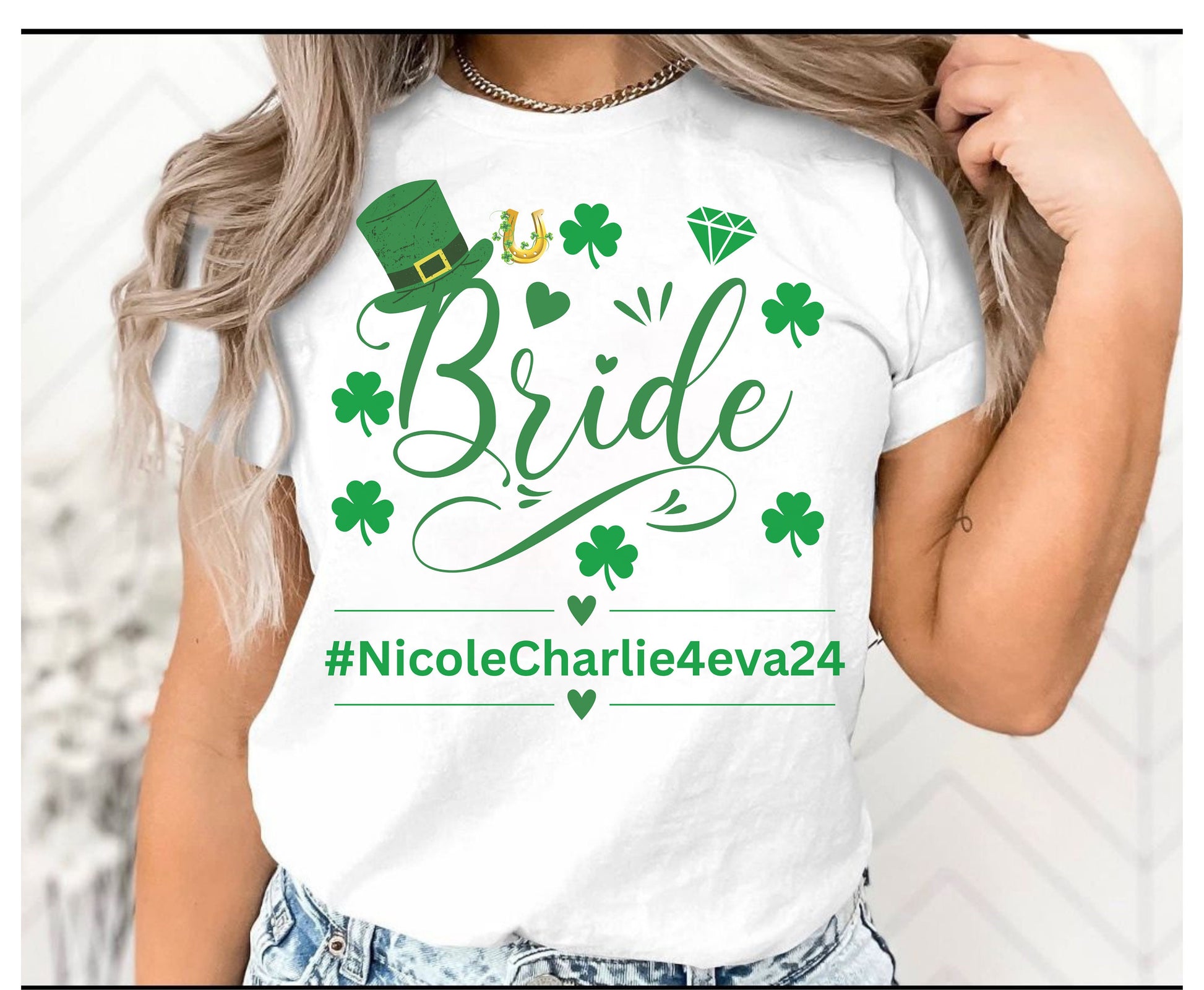 Saint Patty Hen Party Shirt Personalized St patricks day men women shirt