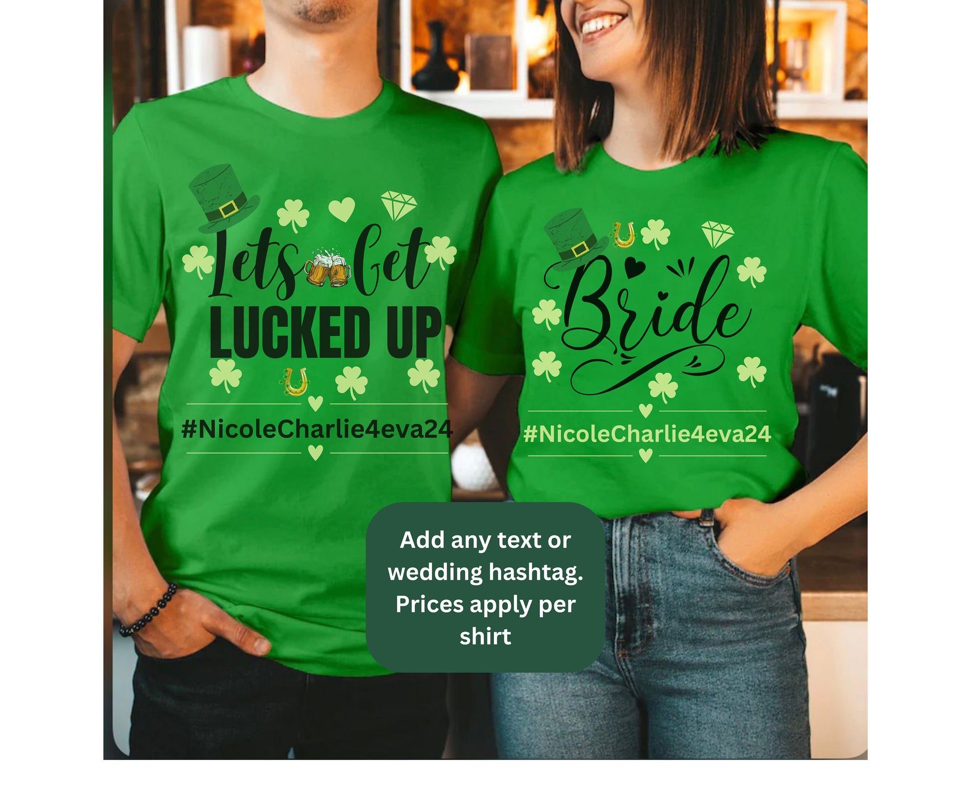 Saint Patty Hen Party Shirt Personalized St patricks day men women shirt