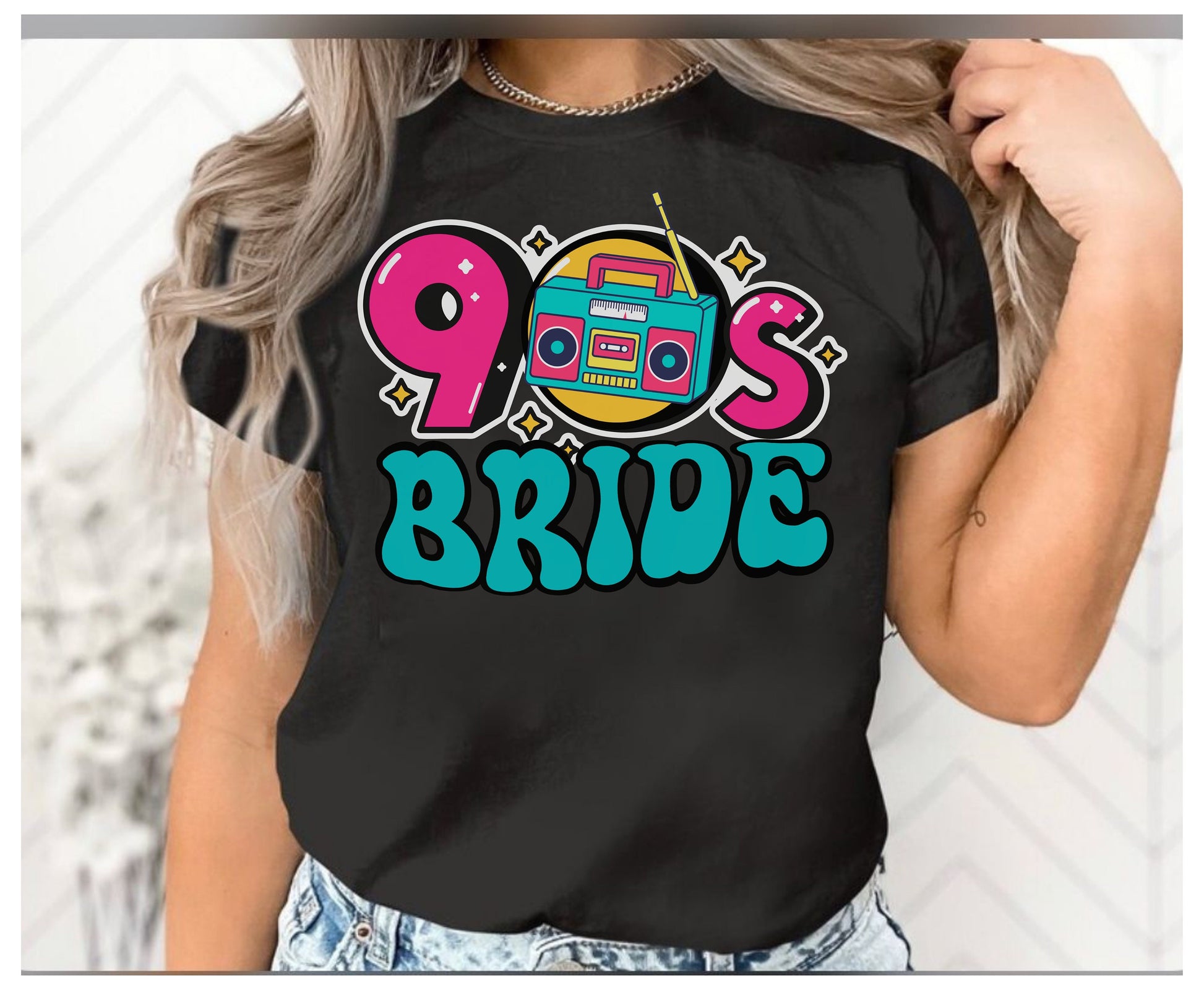 90s themed bachelorette 90s Hen party shirt