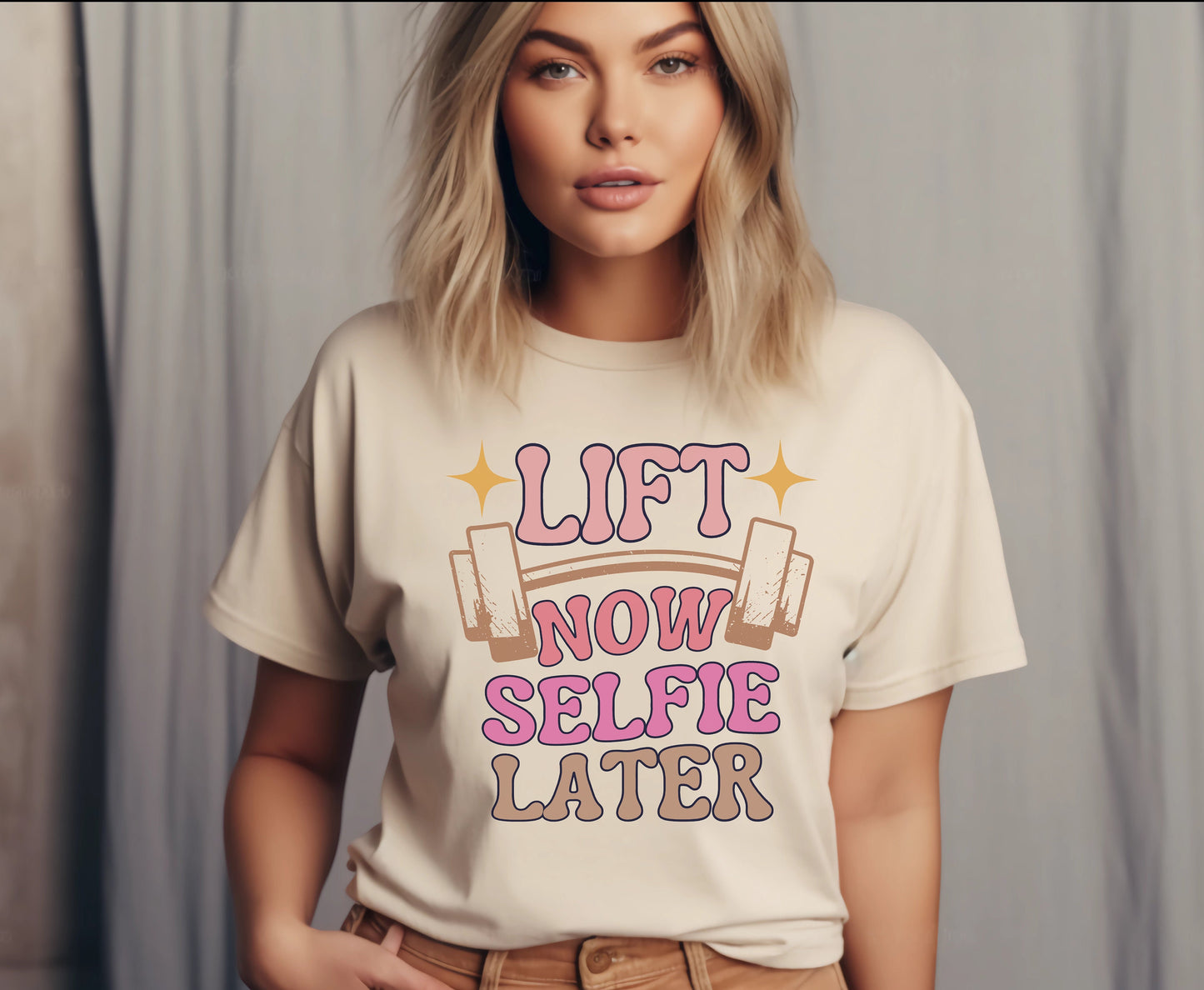 Lift now selfie Later, Gym shirt for men women