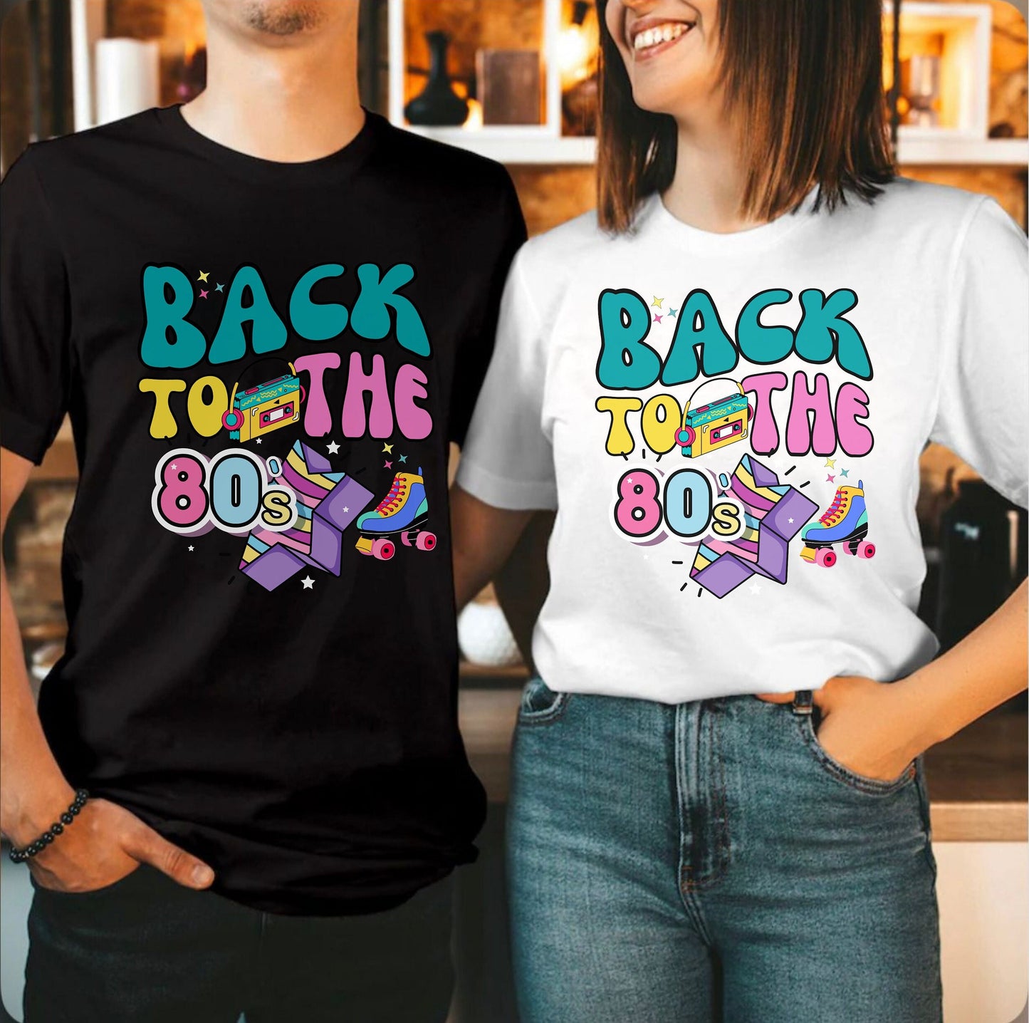 Back to the 80s Sweatshirt shirt Hoodie for 40th Birthday Party for men women