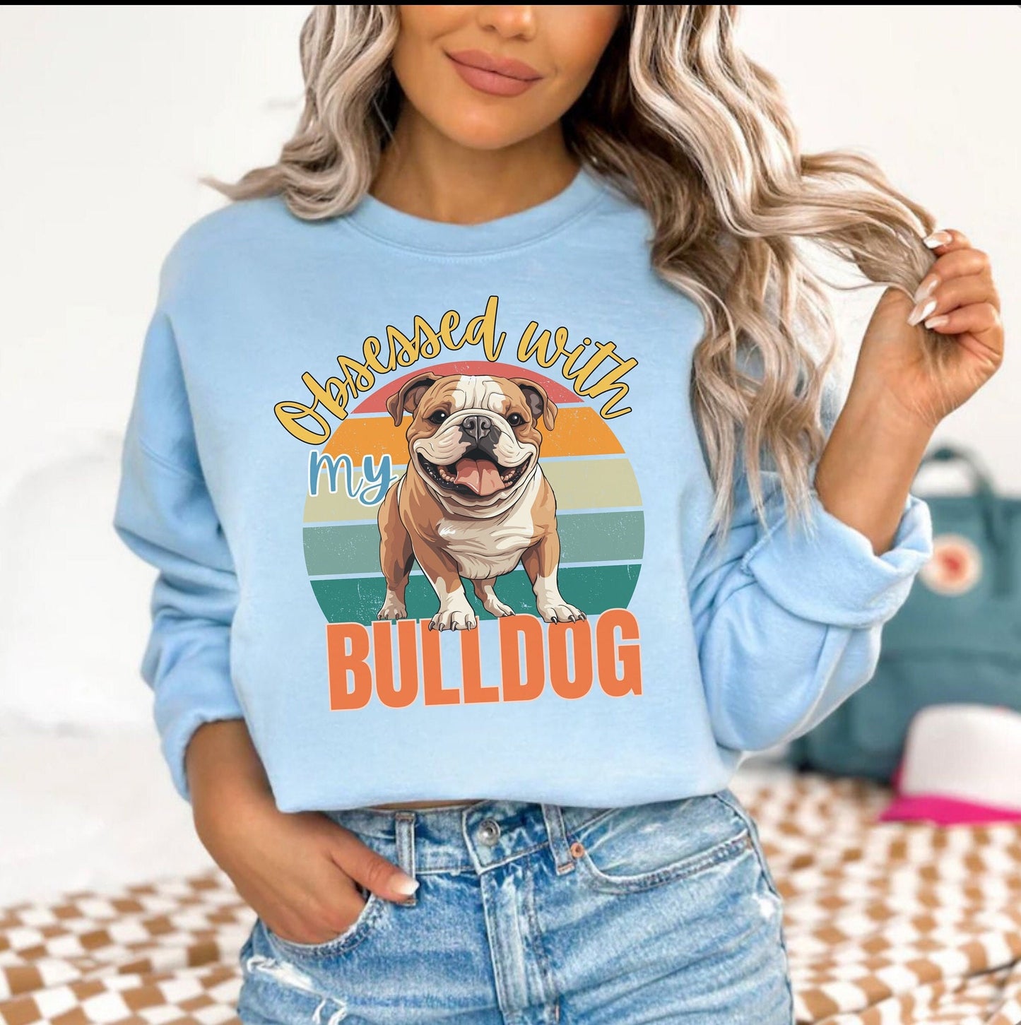 English Bulldog Holiday Shirt - Couple Matching Gift for Bulldog Lovers