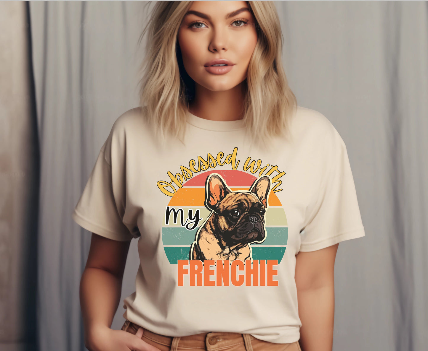 Frenchie dog shirt jumper hoodie winter crewneck for men women dog lover