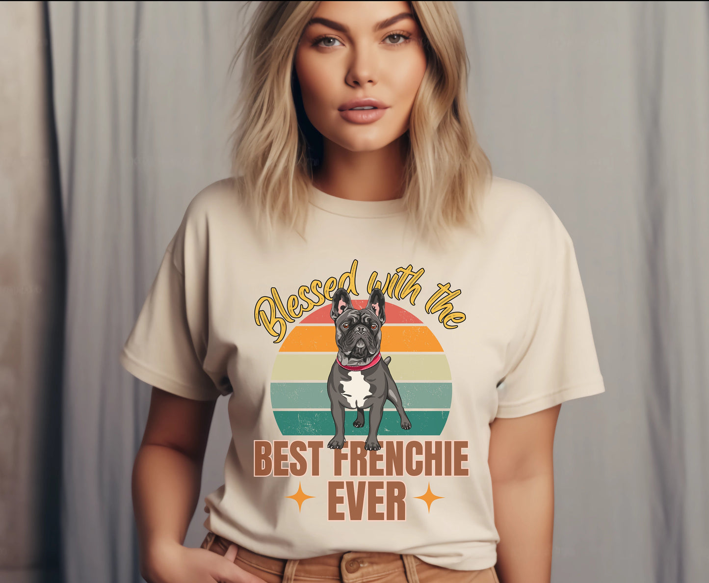 Frenchie dog shirt jumper hoodie winter crewneck for men women dog lover