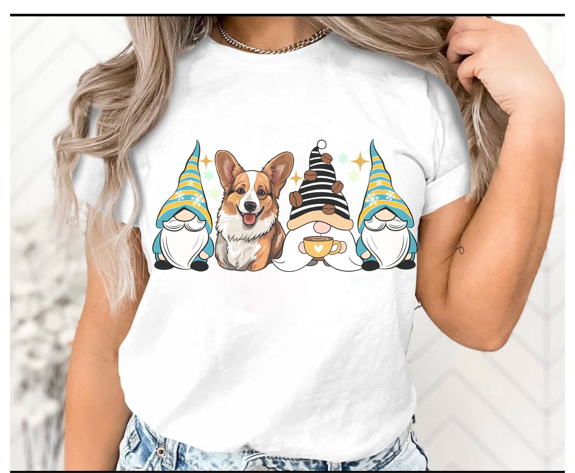 Corgi Coffee dog winter coffee shirt for men women unisex crewneck tshirt sweatshirt gift Corgi Coffee dog mom dog dad shirt Hoodie