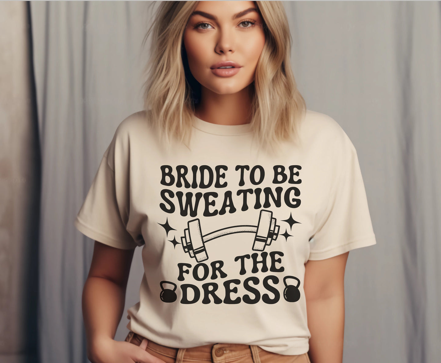 Bride to be workout gym tshirt for women, everything hurts. Fitness weight loss shirt