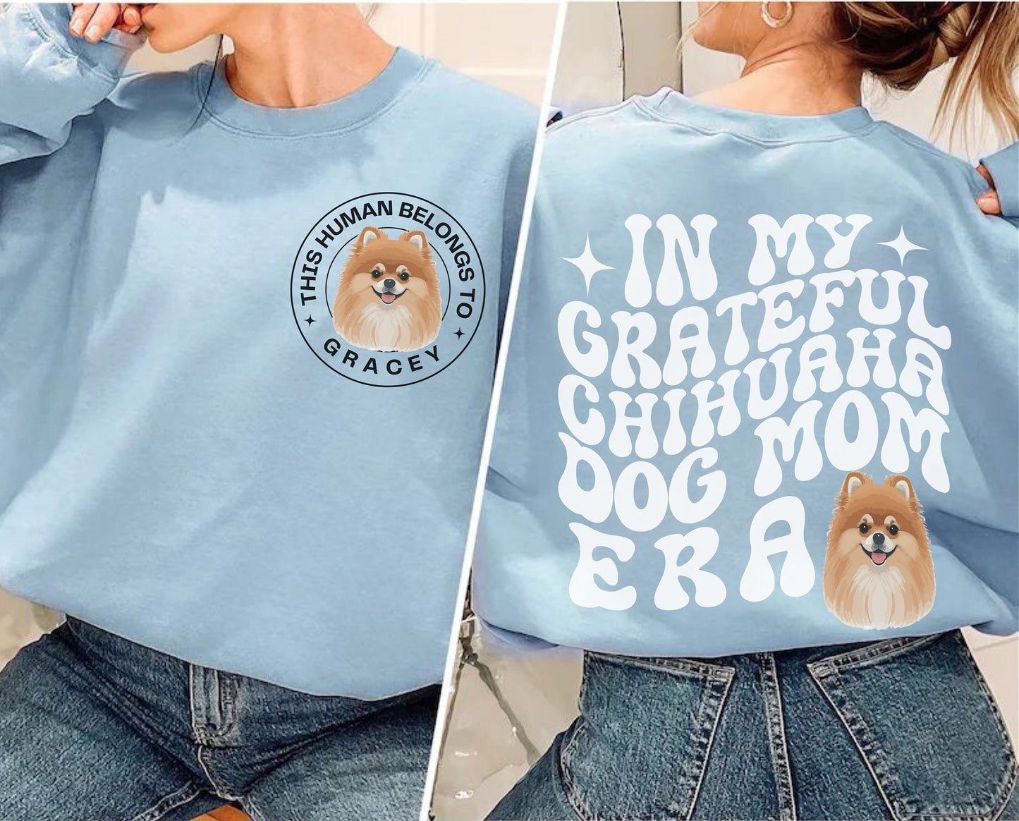 Chihuahua dog Trendy mom dog dad shirt dog lover 
 gifts Personalized Unisex Winter Summer crewneck for dog mama Chiwawa sweatshirt tshirt and hoodie