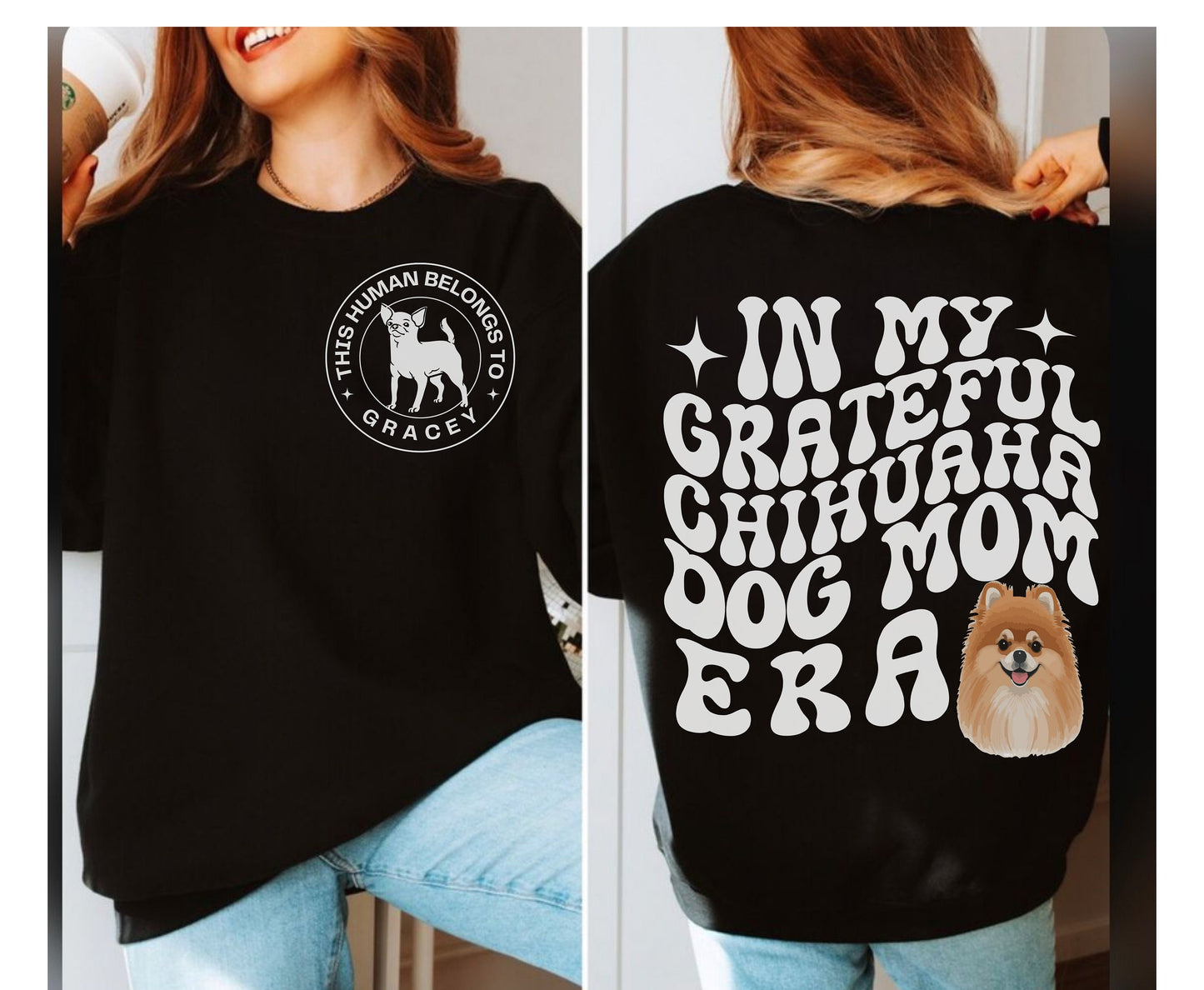 Chihuahua dog Trendy mom dog dad shirt dog lover 
 gifts Personalized Unisex Winter Summer crewneck for dog mama English bulldog sweatshirt tshirt and hoodie