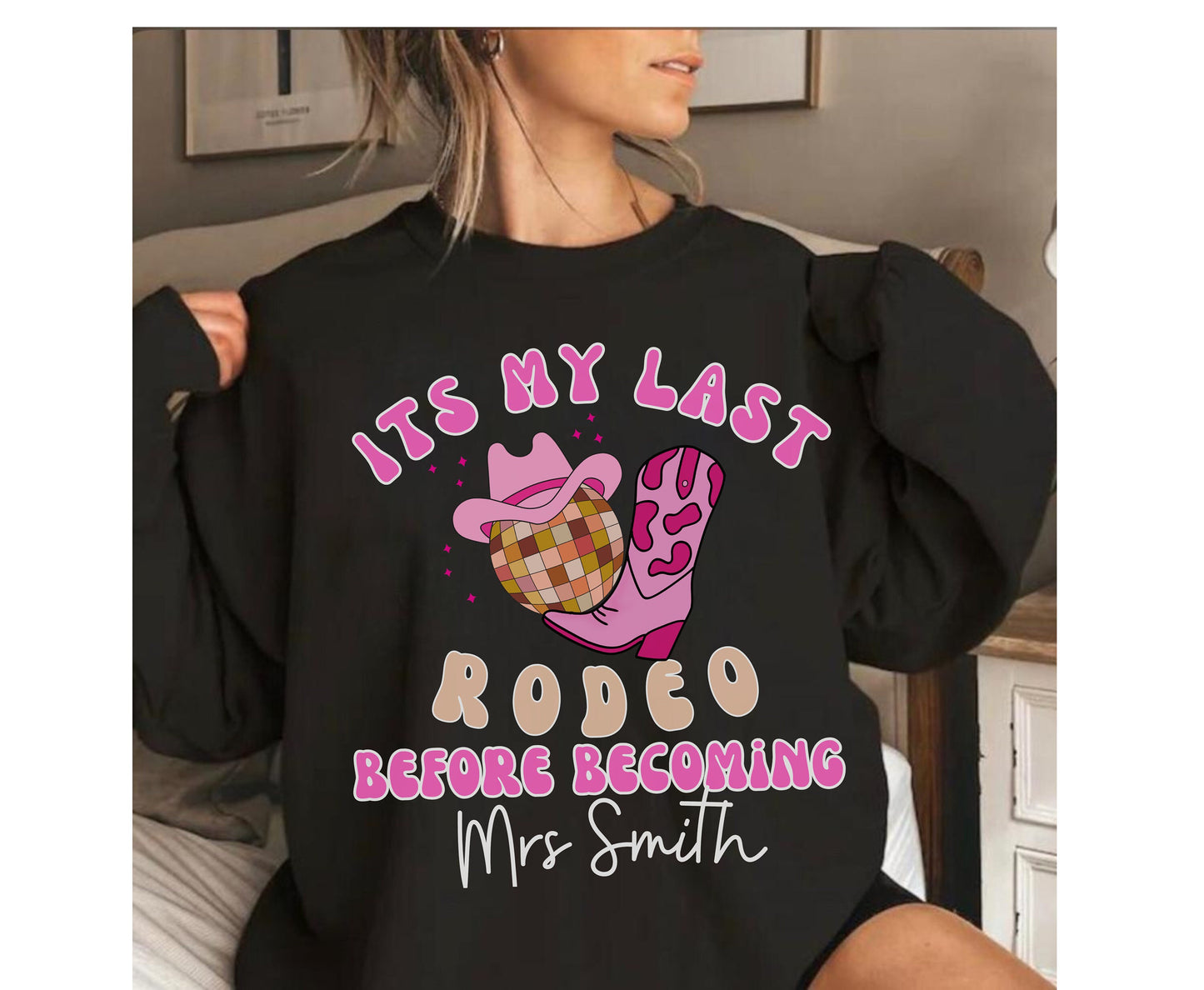 Cowgirl Bride and Bridesmaids shirt for men and women, tshirt, sweatshirt, hoodie for Bride and Team Bride