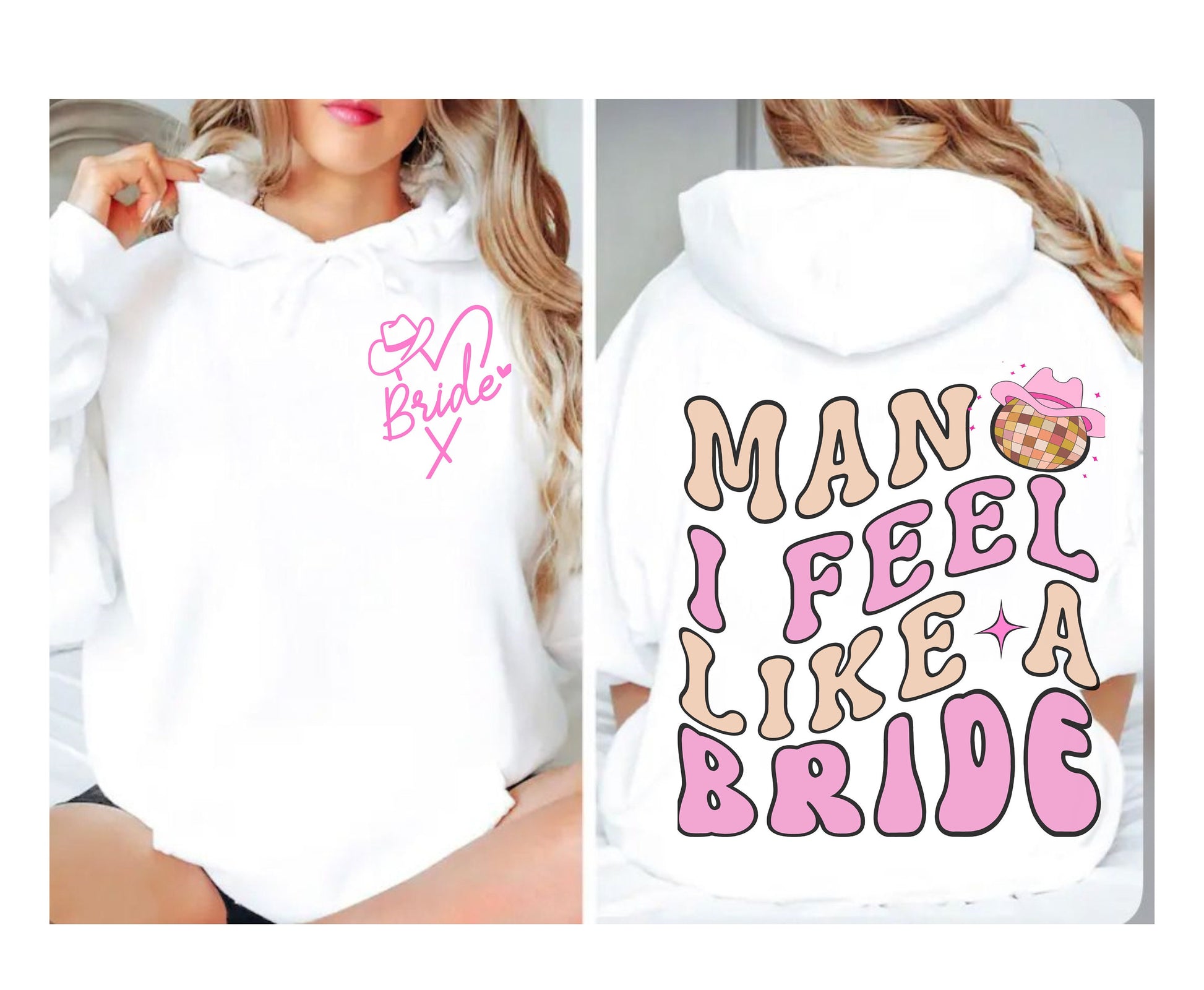 Cowgirl Bride and Bridesmaids shirt for men and women, tshirt, sweatshirt, hoodie for Bride and Team Bride