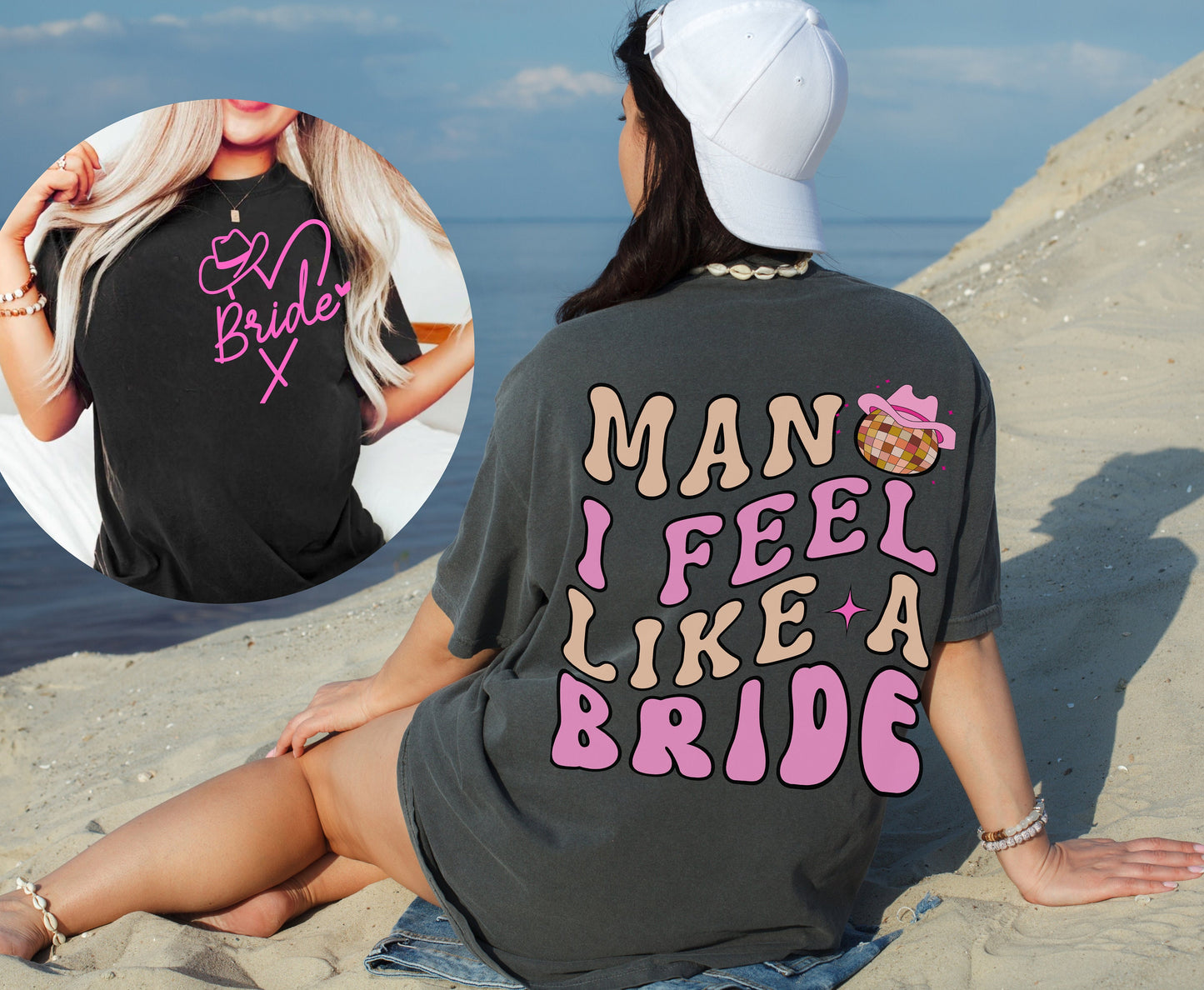 Cowgirl Bride and Bridesmaids shirt for men and women, tshirt, sweatshirt, hoodie for Bride and Team Bride