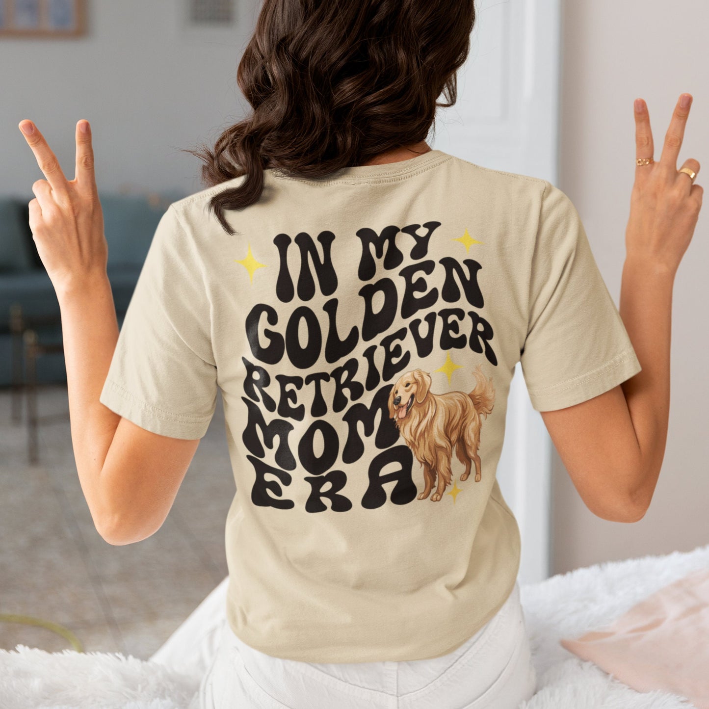 Golden Retriever dog Trendy mom dog dad shirt dog lover 
 gifts Personalized Unisex Winter Summer crewneck for dog mama Golden retriever sweatshirt tshirt and hoodie