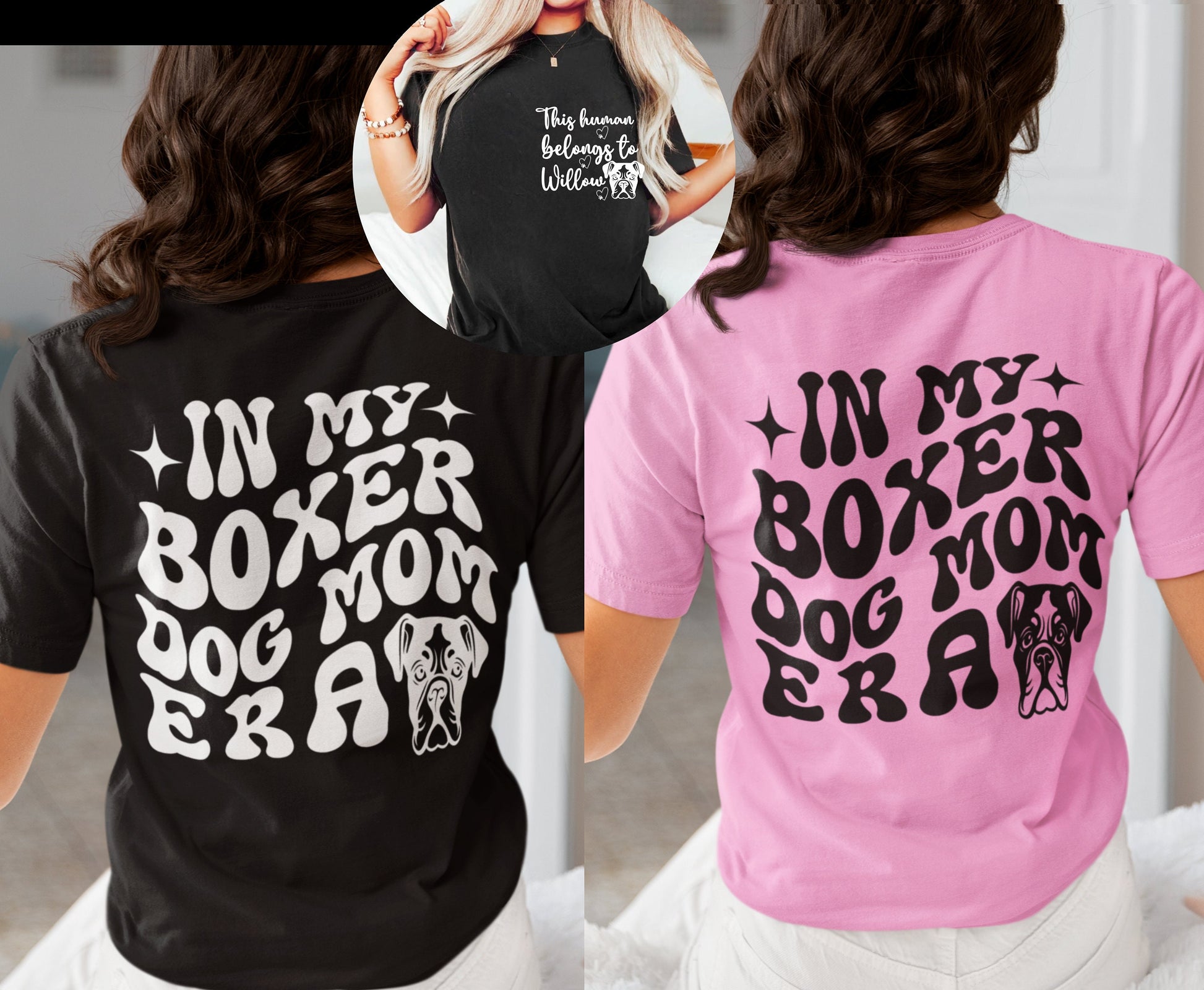 Boxer dog Trendy mom dog dad shirt dog lover 
 gifts Personalized Unisex Winter Summer crewneck for dog mama Boxer groovy retry trendy sweatshirt tshirt and hoodie