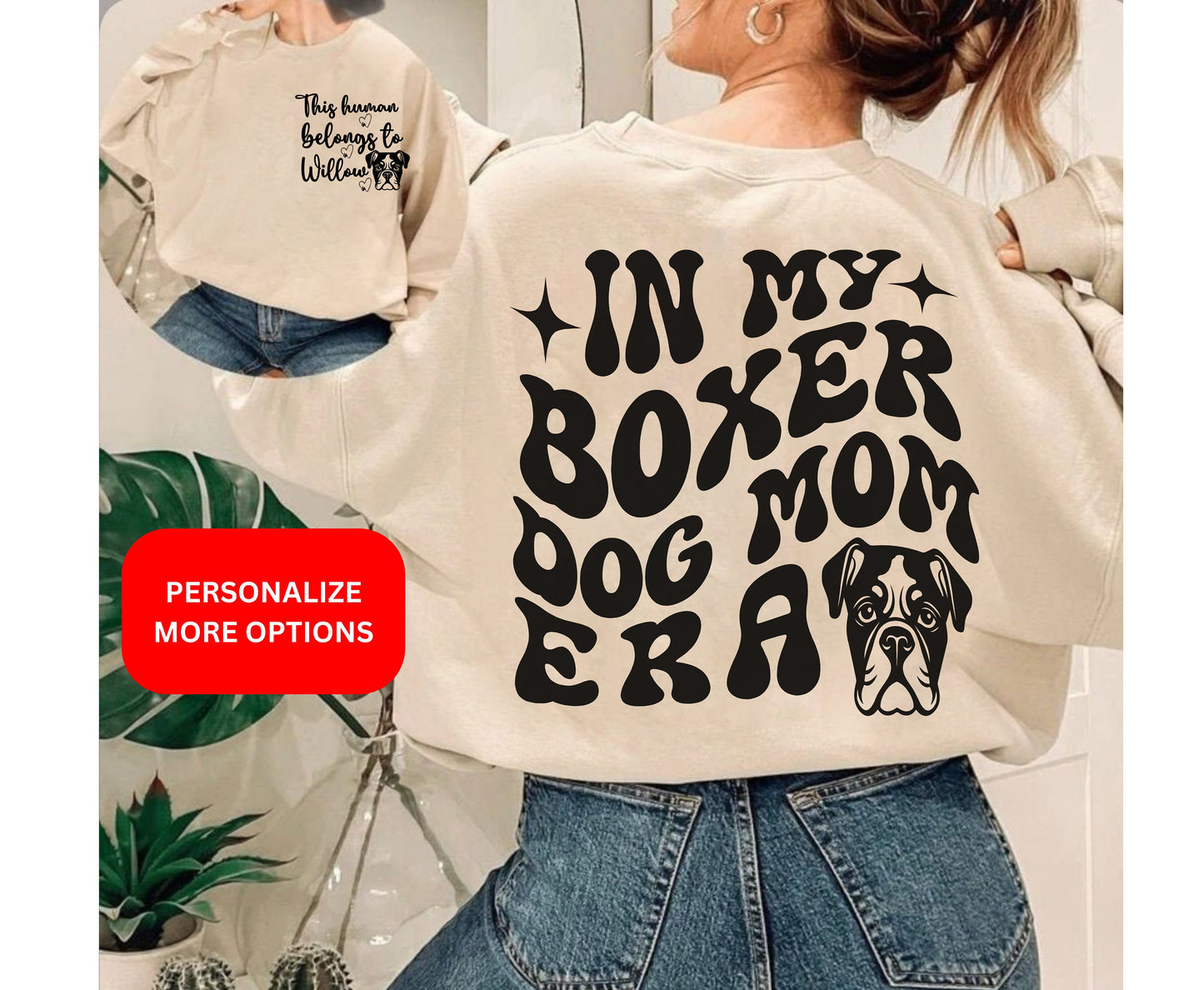 Boxer dog mom shirt