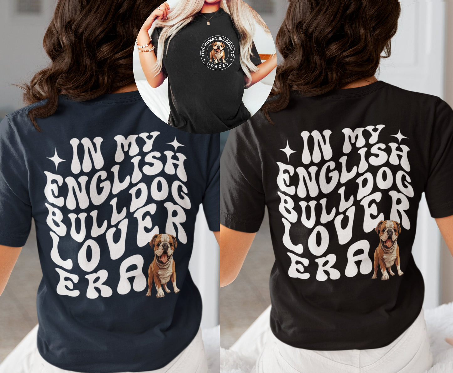 English bulldog dog Trendy mom dog dad shirt dog lover 
 gifts Personalized Unisex Winter Summer crewneck for dog mama English bulldog sweatshirt tshirt and hoodie