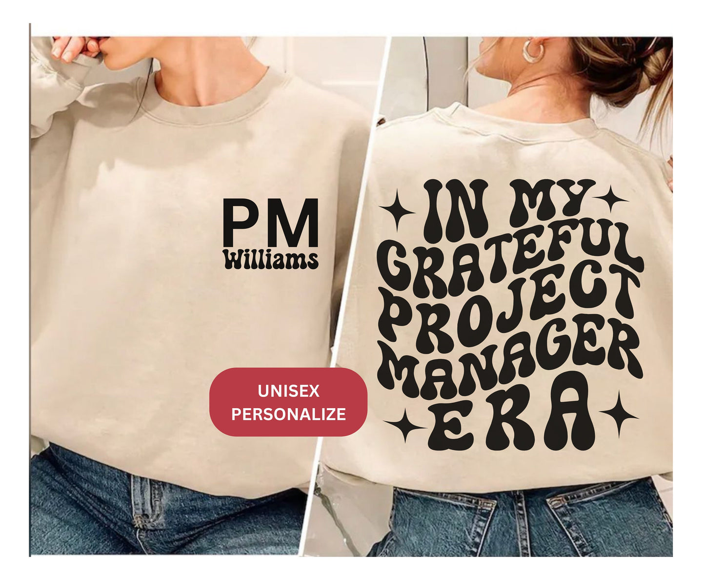 Gift for Project Manager, Personalized Project Manager T Shirt, PM Shirts, PM Tshirt, Trendy Project manager Hoodie, Project Manager Jumper