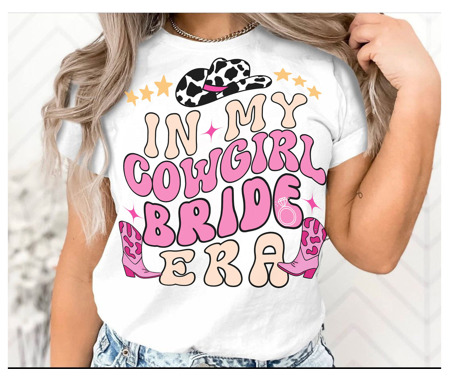 Western Themed Hen Party T Shirts, Team Bride T Shirt, Hen Party Tee Last Rodeo Party Bachelorette Tshirt Gifts for Cowgirl bride Bridesmaid, Cowgirl Bride ERA shirt gifts for bachelorette