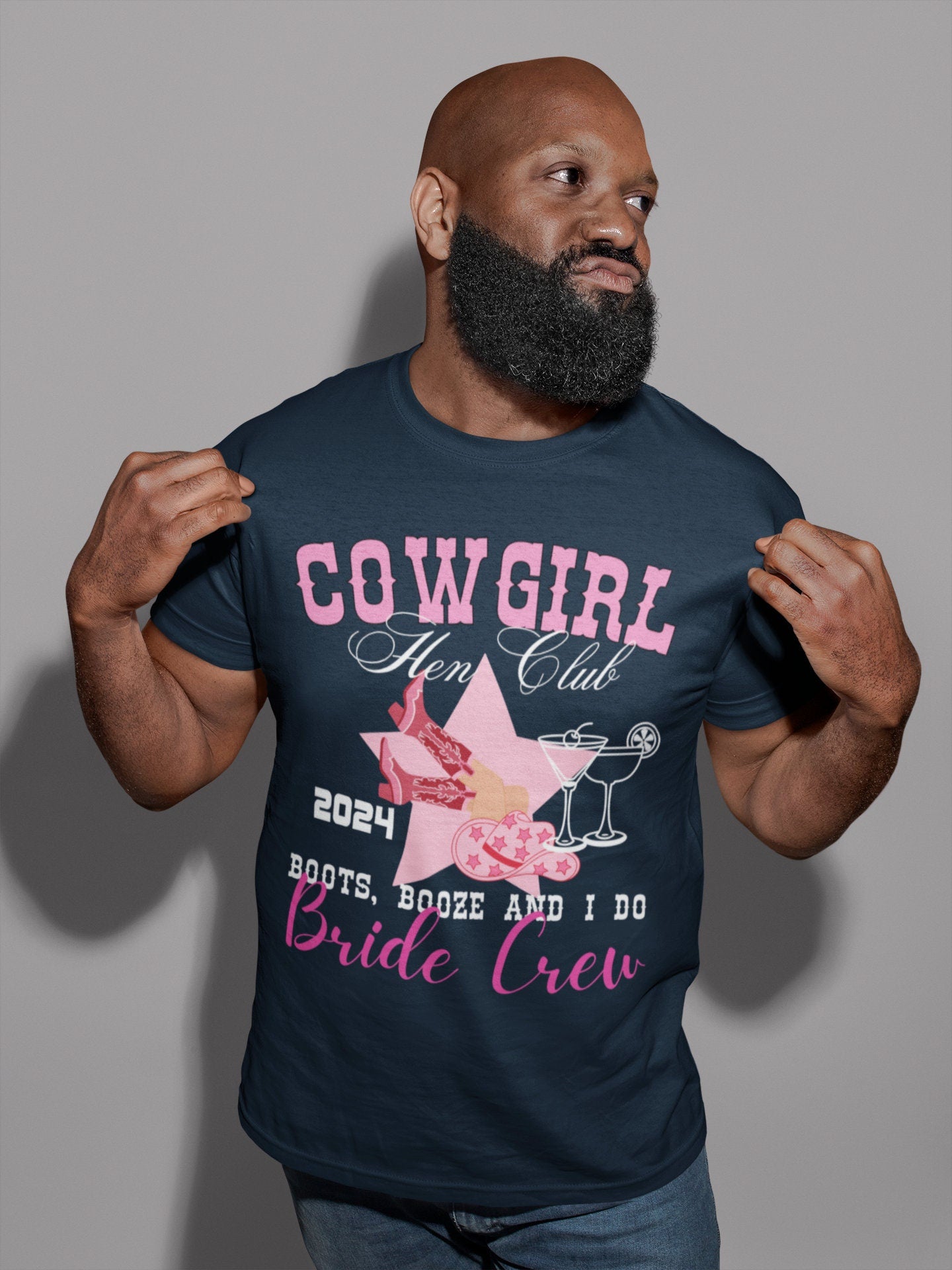 Western themed bachelorette tshirt tank top sweatshirt for last rodeo Hen party