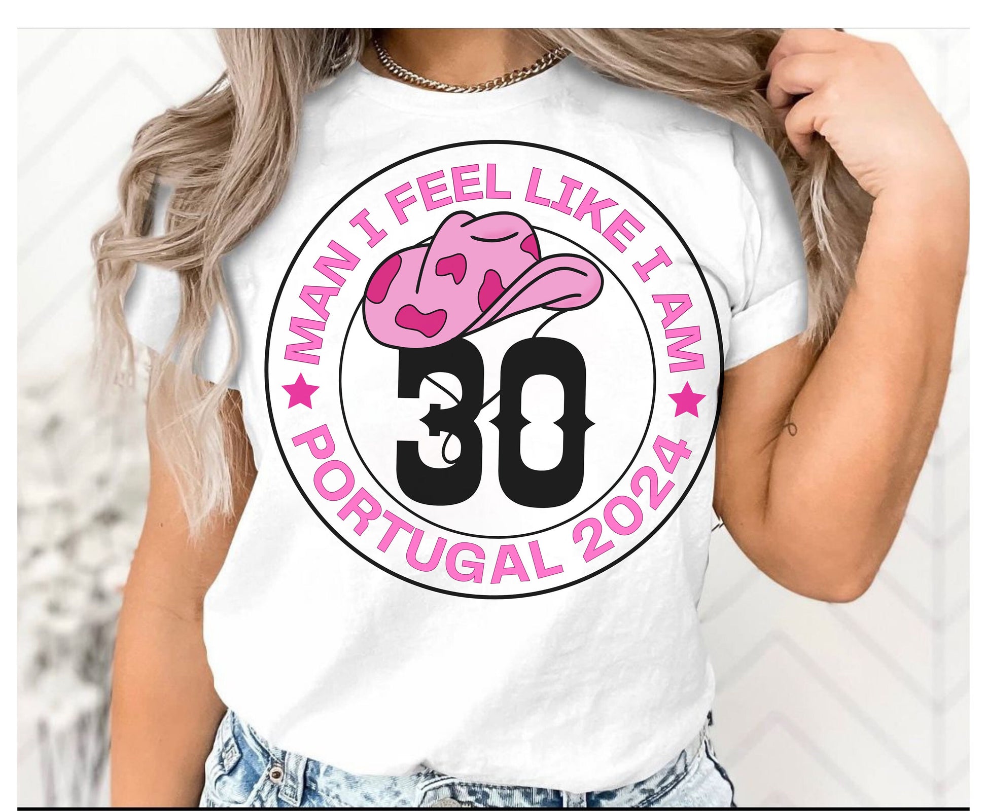 30th Western-Themed Birthday Shirt Cowgirl Sweatshirt 30th Cowboy Birthday Party Tee Shirts for Country Birthday Babe Tank top for Men Women