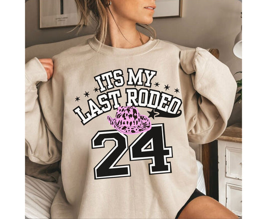 Last Rodeo Bachelorette Country Cowgirl Hen Party Shirt sweatshirt Tshirt for bride bridesmaid