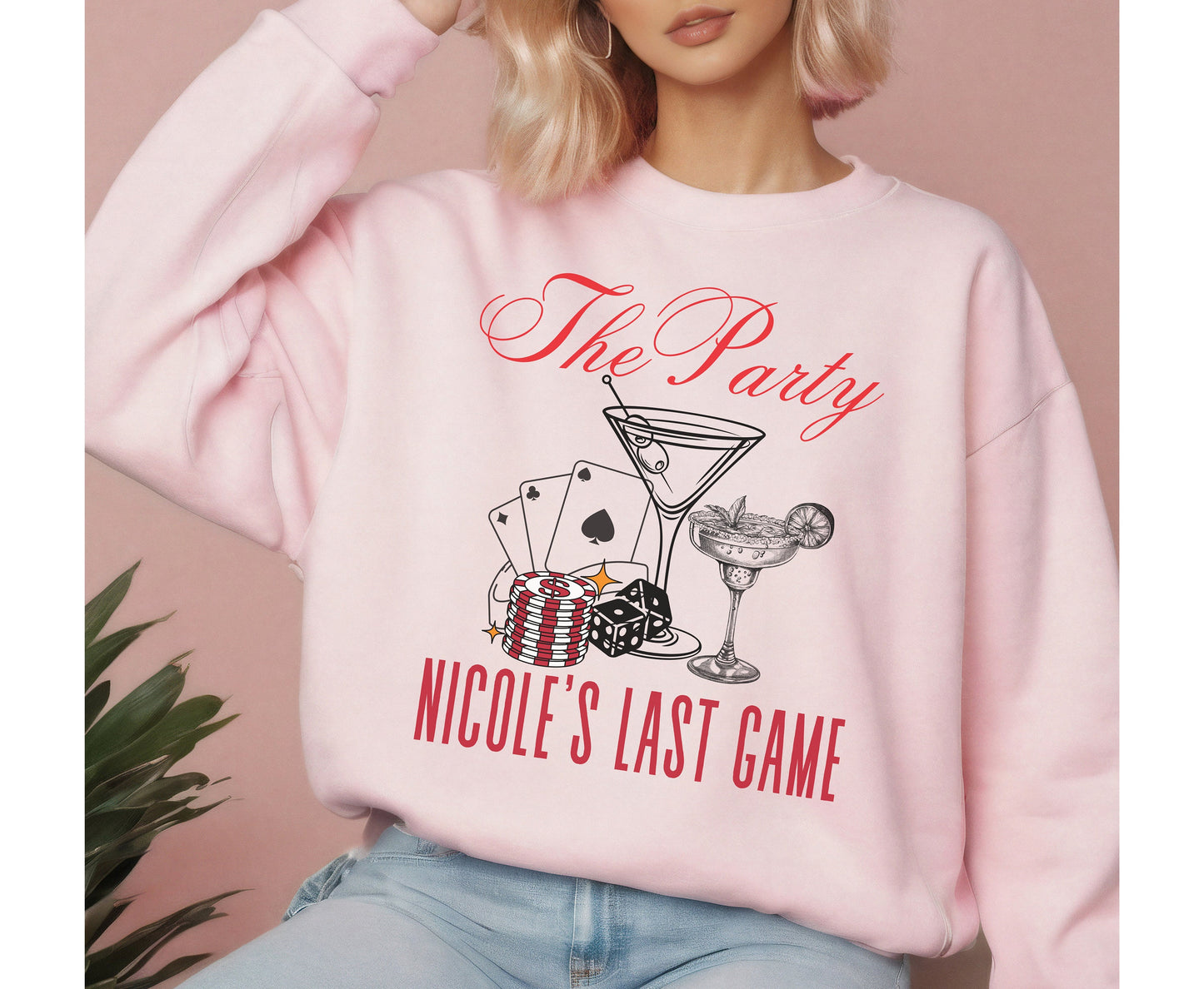 Last Rodeo Bachelorette Casino Cocktail Hen Party Shirt sweatshirt Tshirt for bride bridesmaid