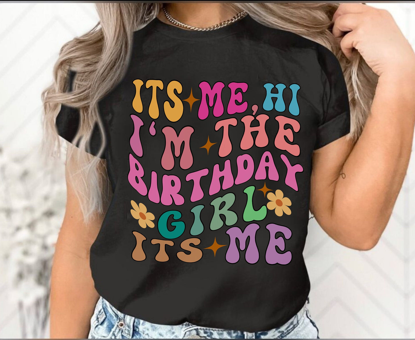 Retro Birthday Girl Shirt - Fun Womens Tee for 25th or 30th Birthday