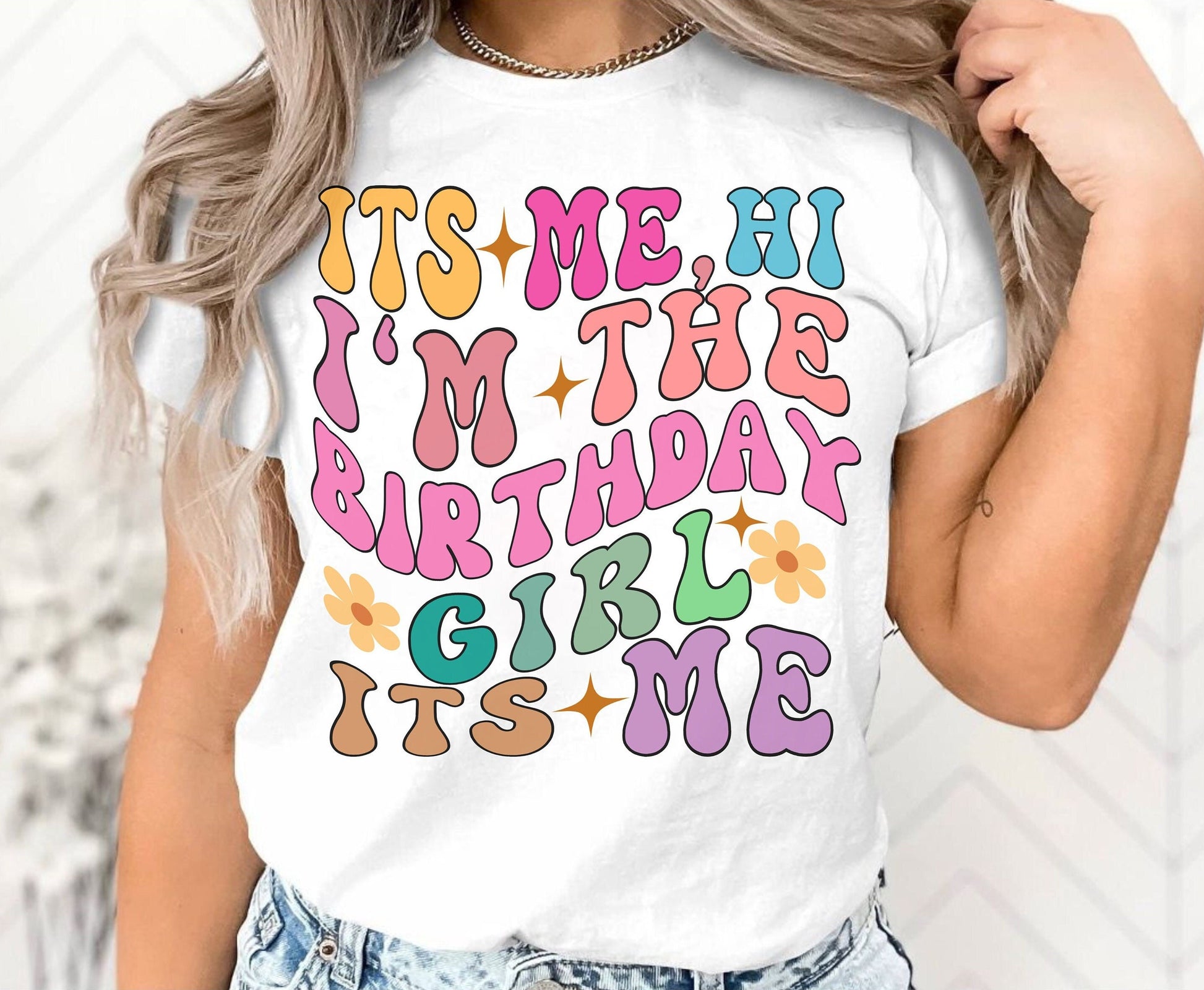 Its me Hi, Im the birthday girl tshirt, T shirt for birthday girl, Birthday party shirt, gift for birthday, birthday girl gift