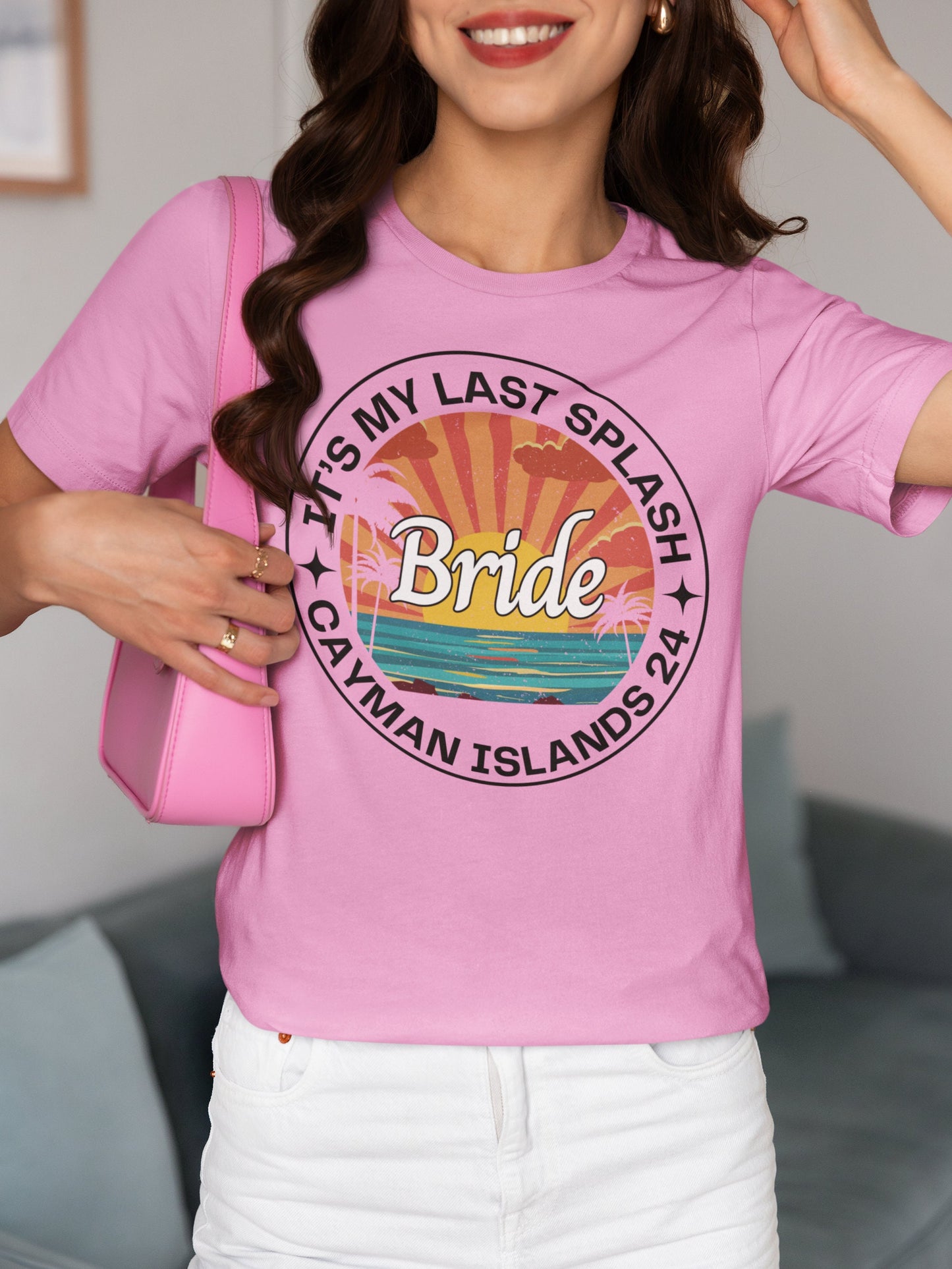 Retro Beach themed bachelorette Hen Party