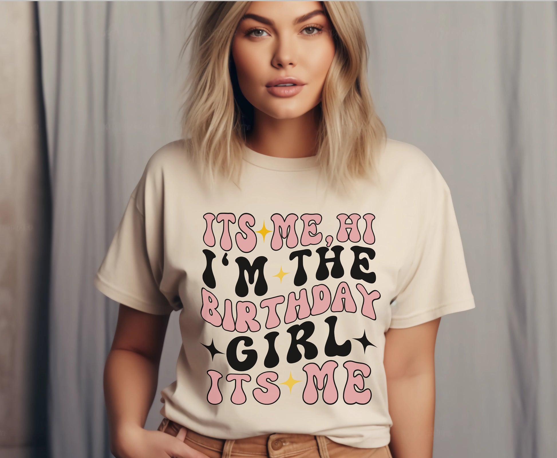 Birthday girl retro shirt gift for birthday girl unisex shirt for birthday girl gifts for wife daughter Hi its be i am the birthday girl gift for her