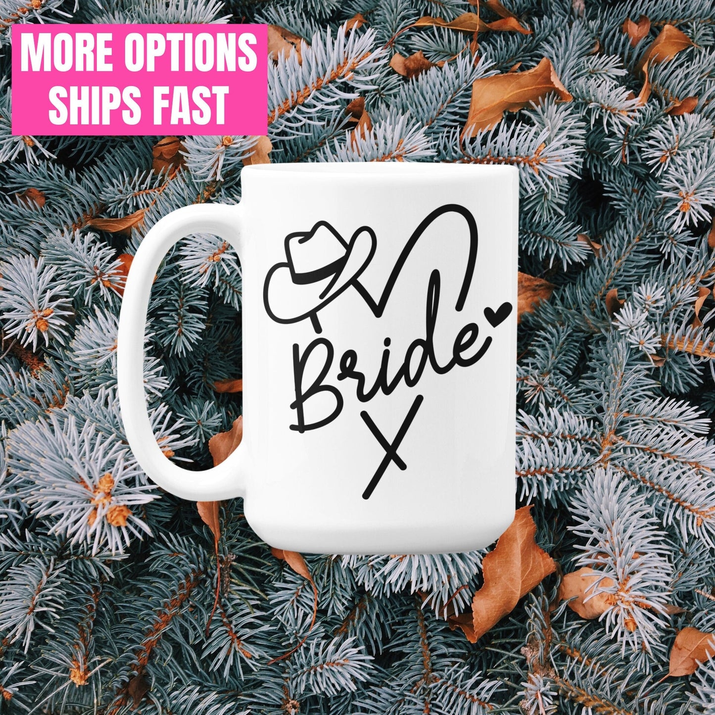 Cowgirl Bridal Party mugs for hen party Lets go girls mug