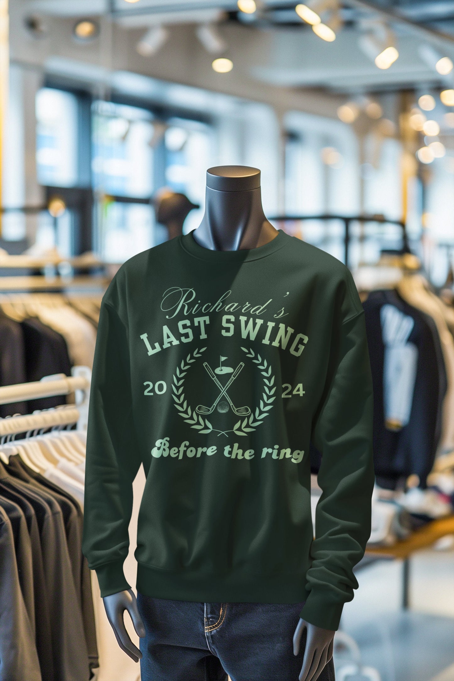 Richard&#39;s Last Swing before the Ring Golf themed shirt