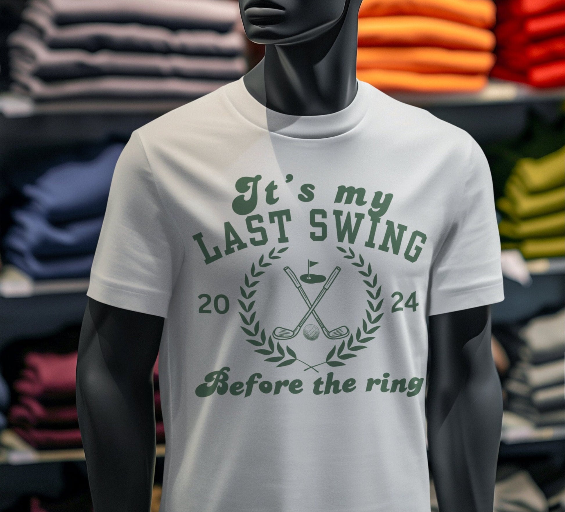 Richard&#39;s Last Swing before the Ring Golf themed shirt