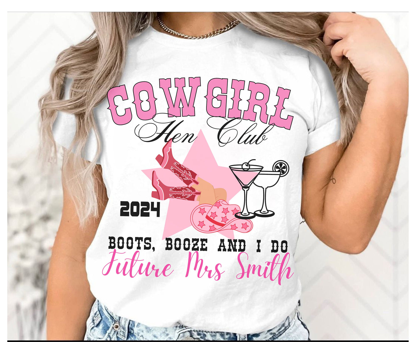 Western Hen Party Sweatshirt - Cowgirl Last Rodeo - Bachelorette Shirts