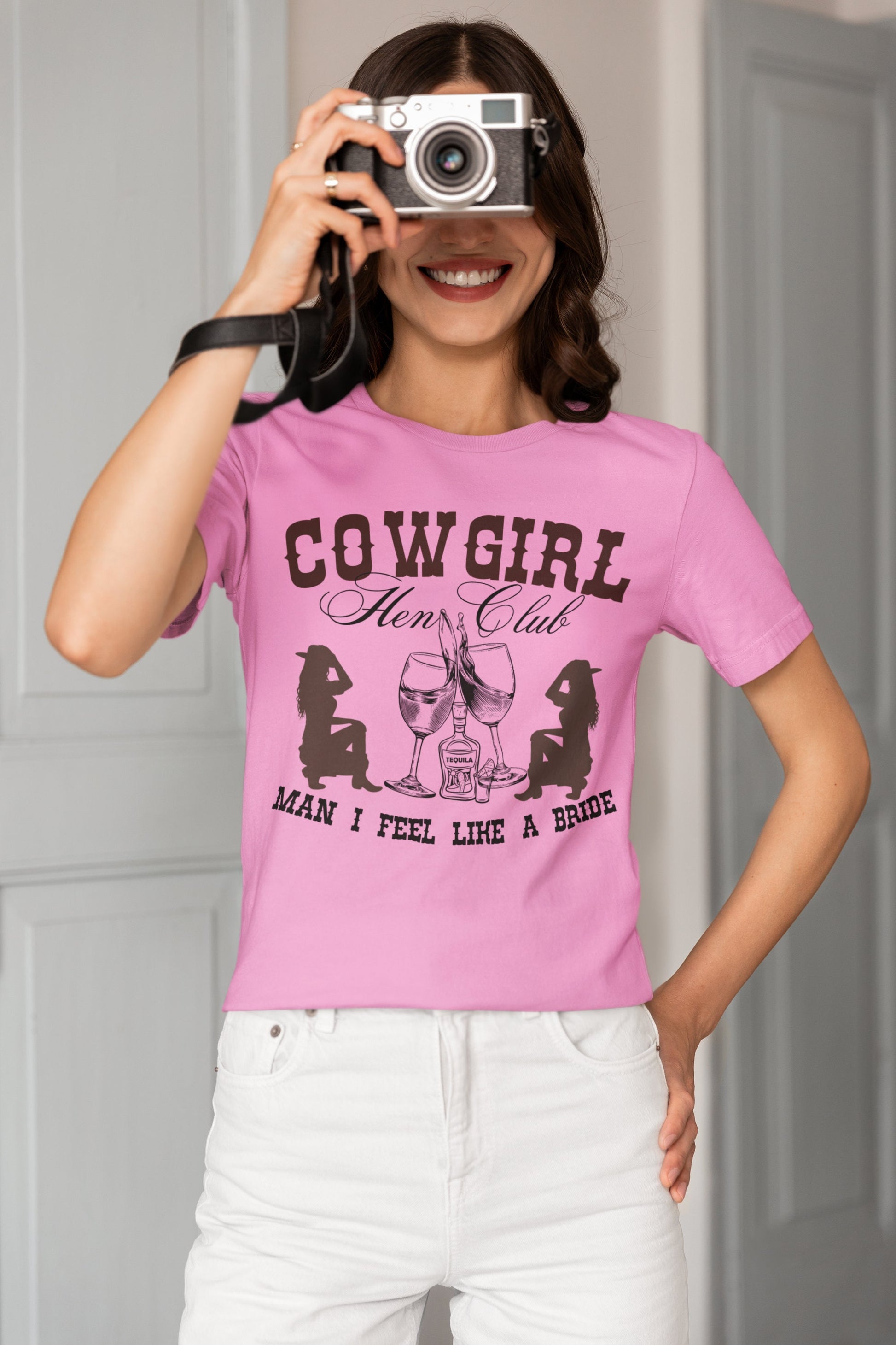 Western themed bachelorette tshirt tank top sweatshirt for last rodeo Hen party