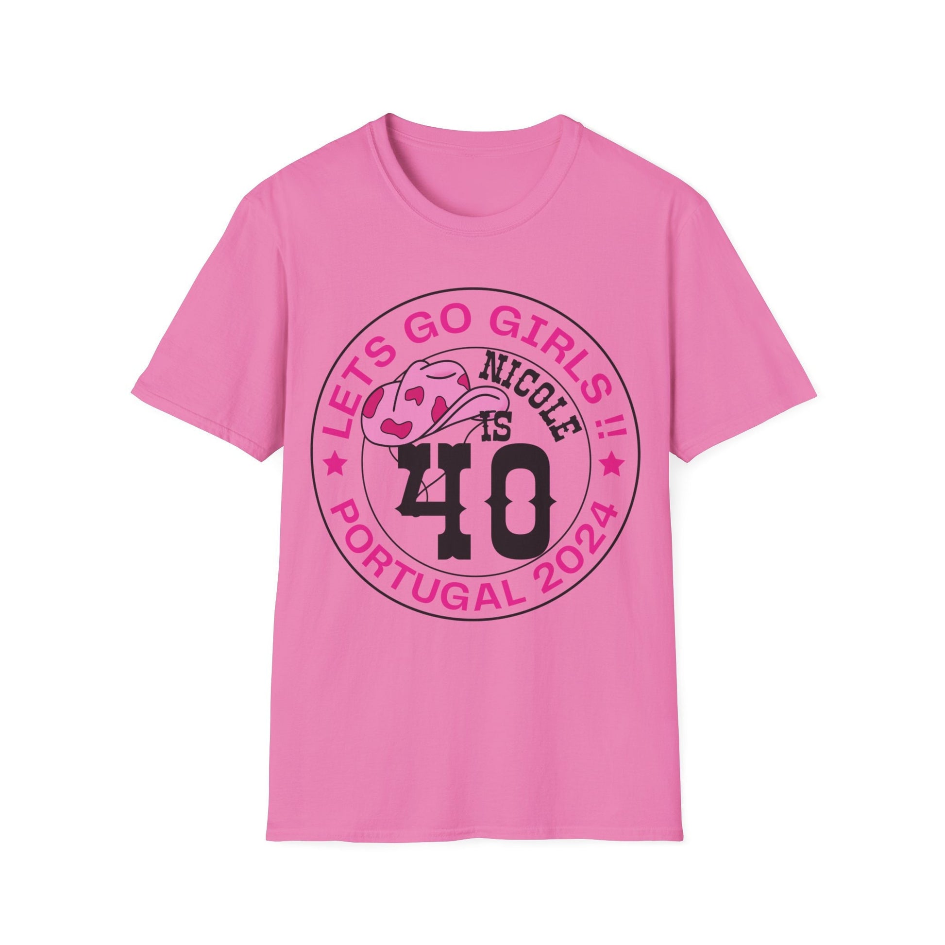 Cowgirl themed 40th birthday shirt, western themed boho birthday shirt for birthday 40th