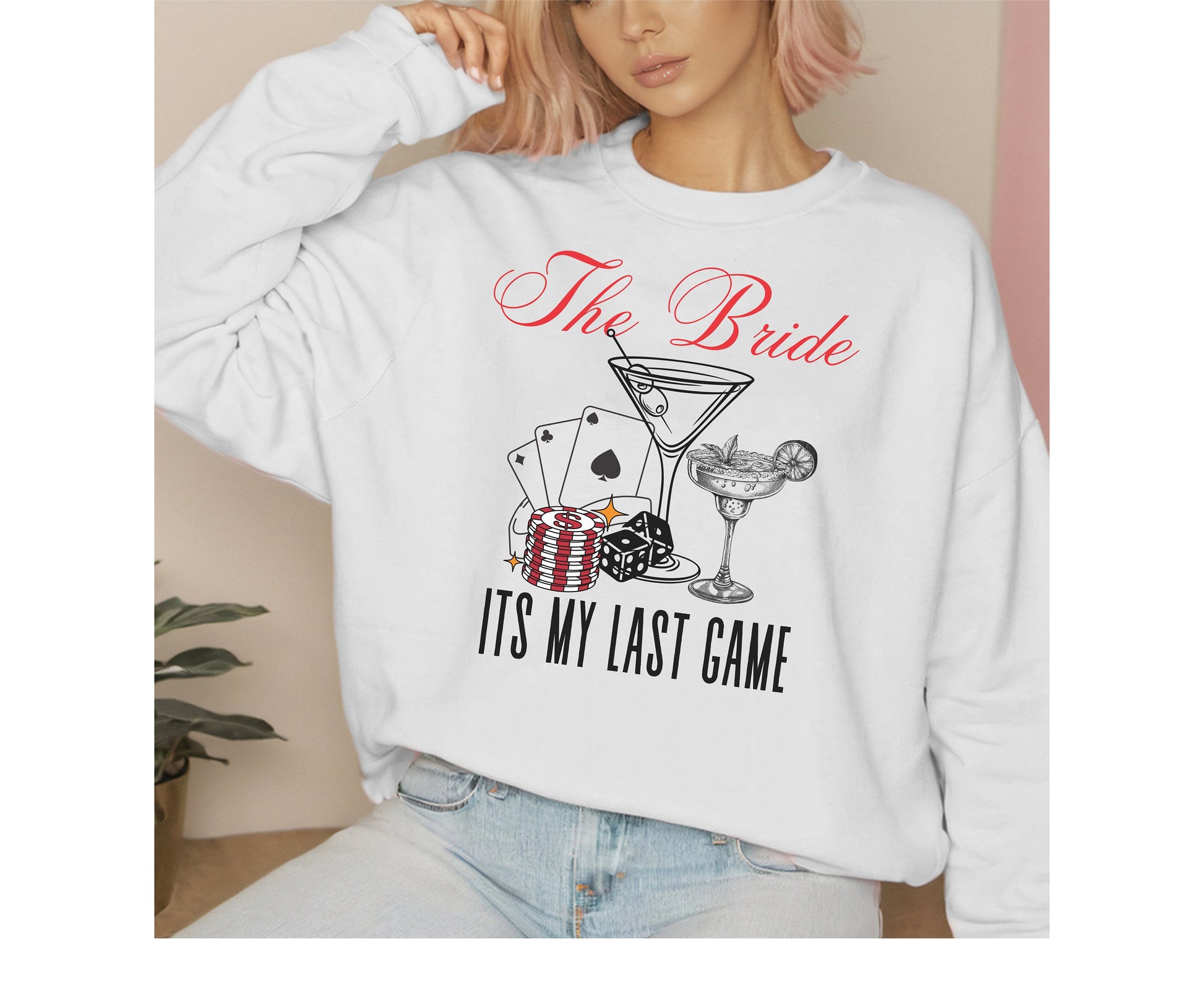 Casino Themed Hen Party Shirt cocktail, Casino game night bachelorette sweatshirt tshirt